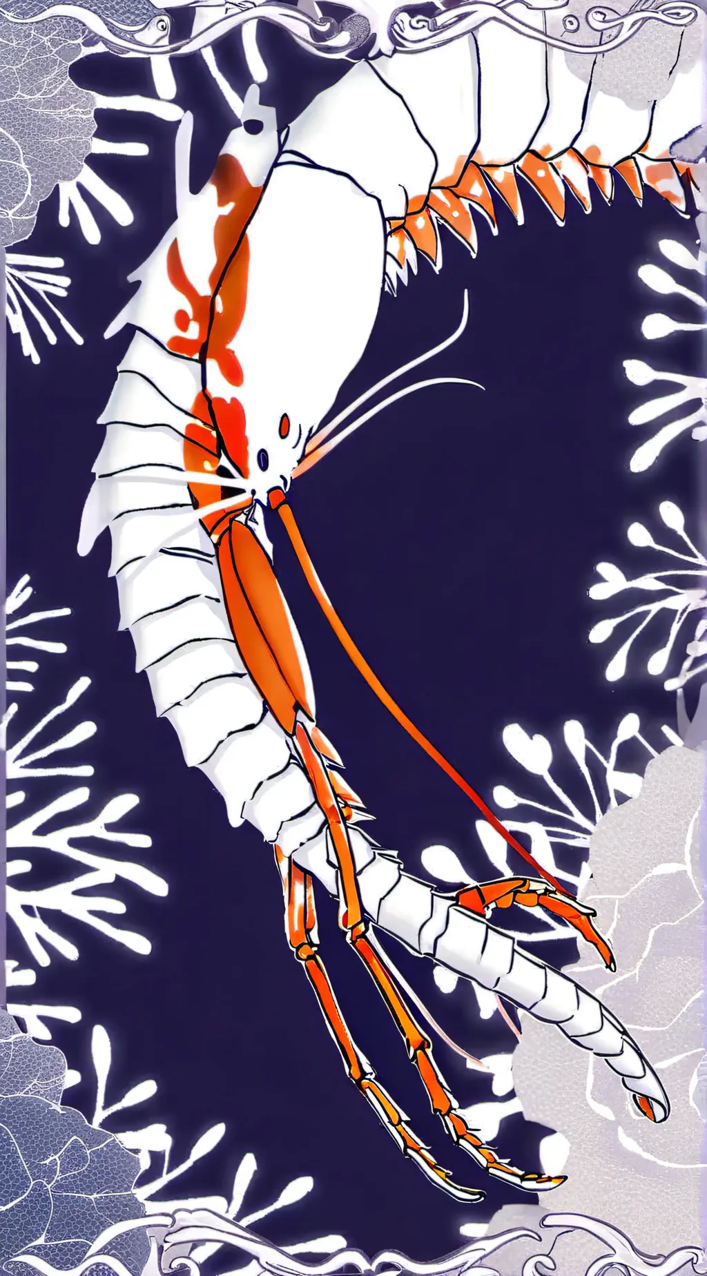ai character: Faceless shrimpo background
