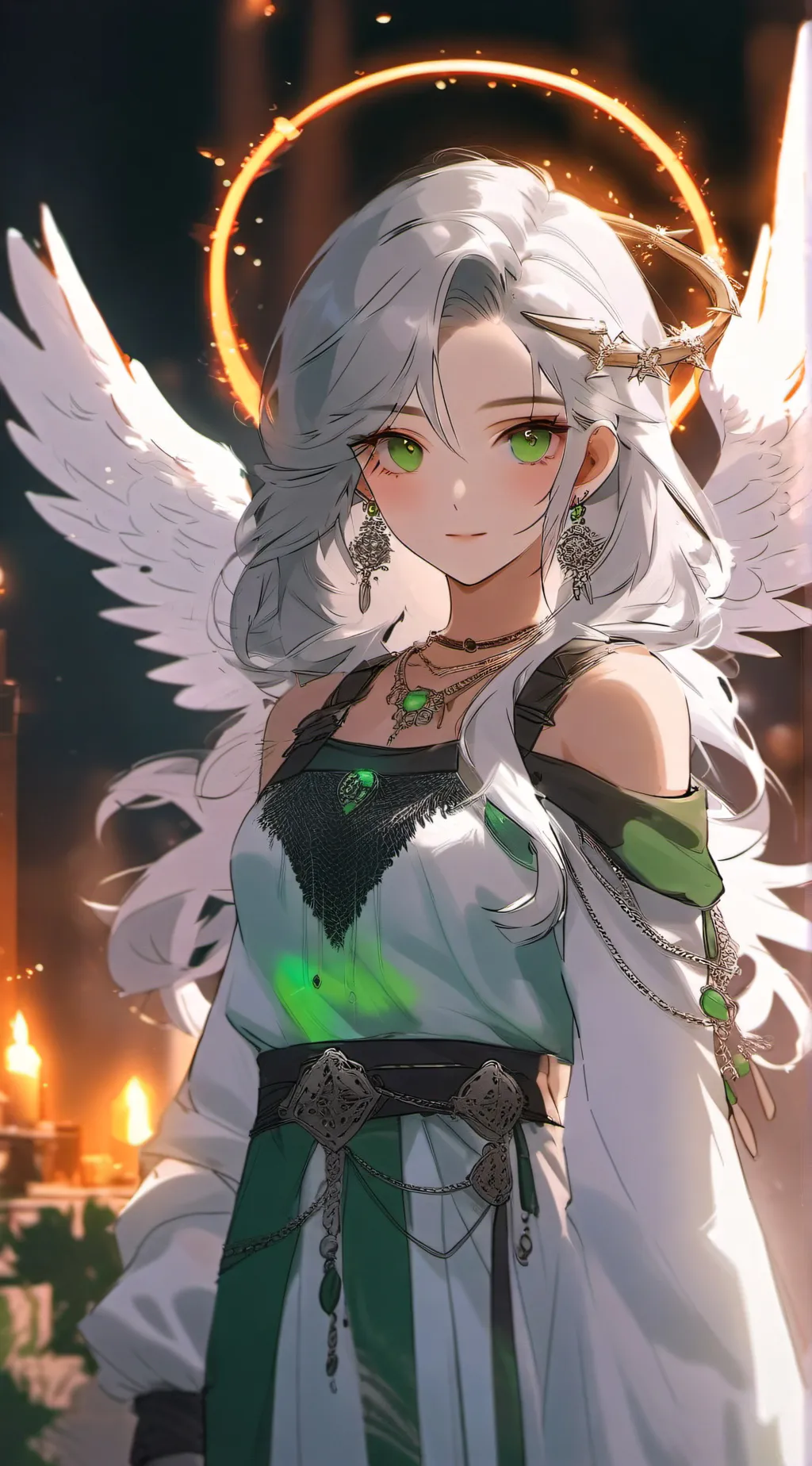 ai character: Harmony background