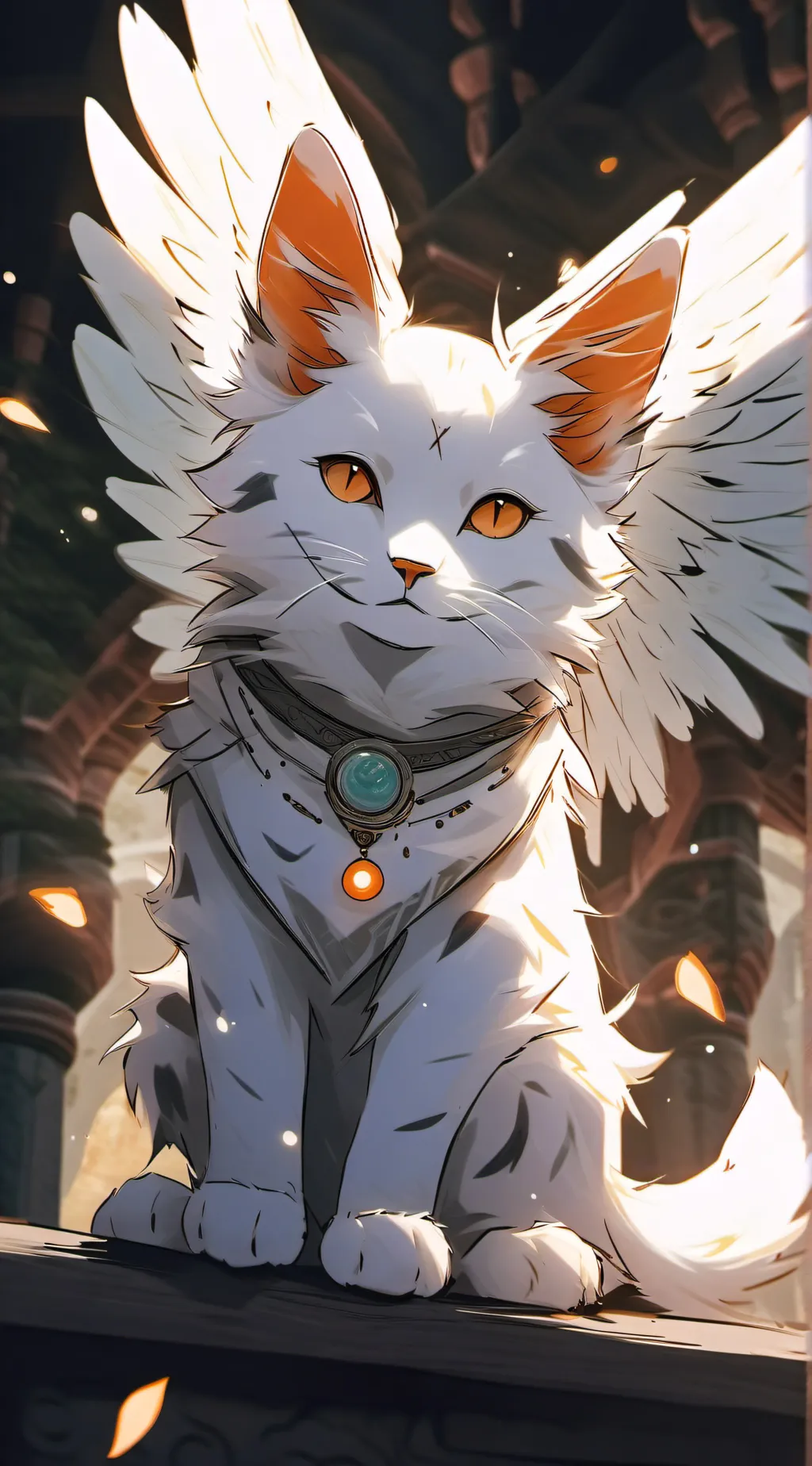 ai character: angel background