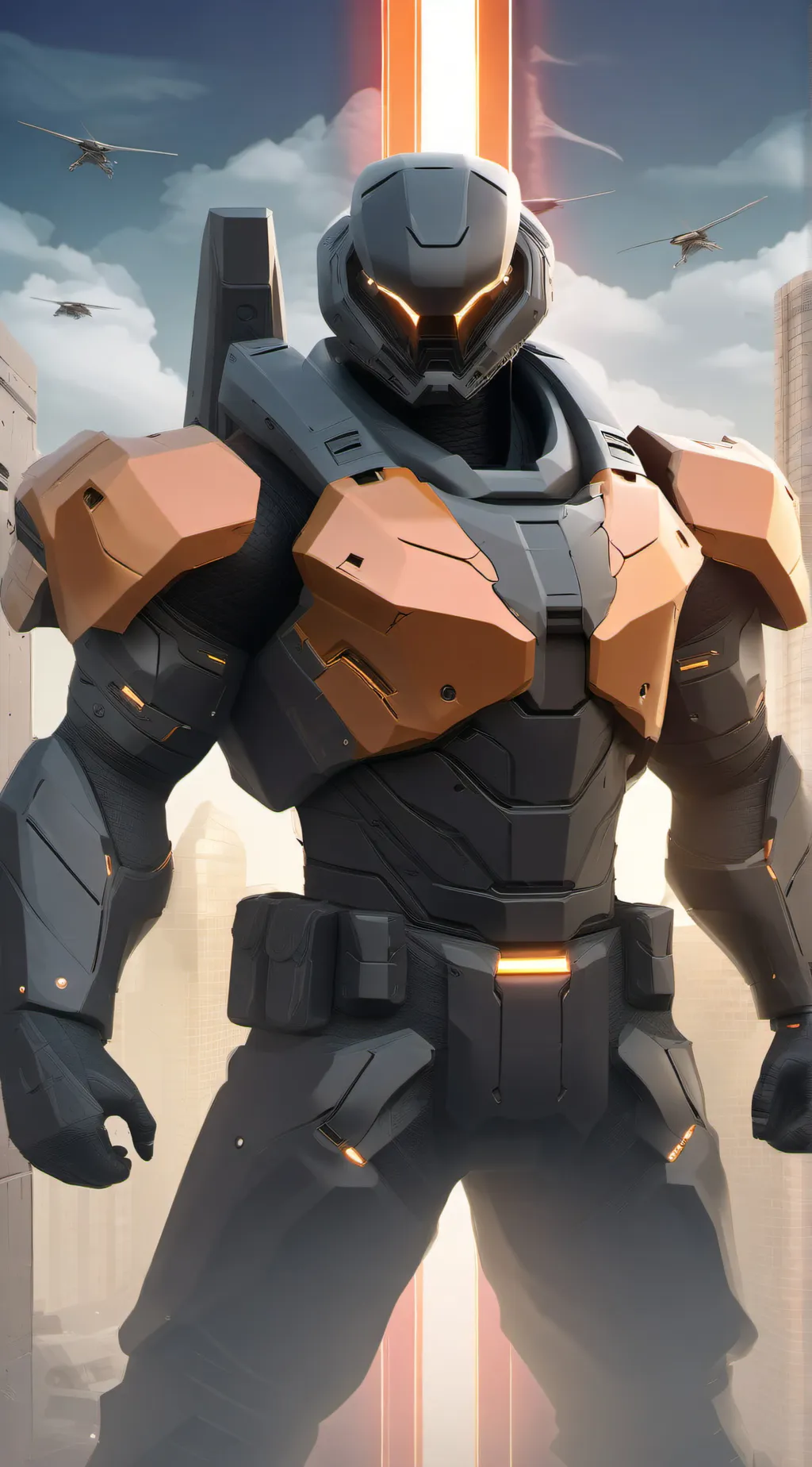 ai character: Blackout Eclipse 1 background