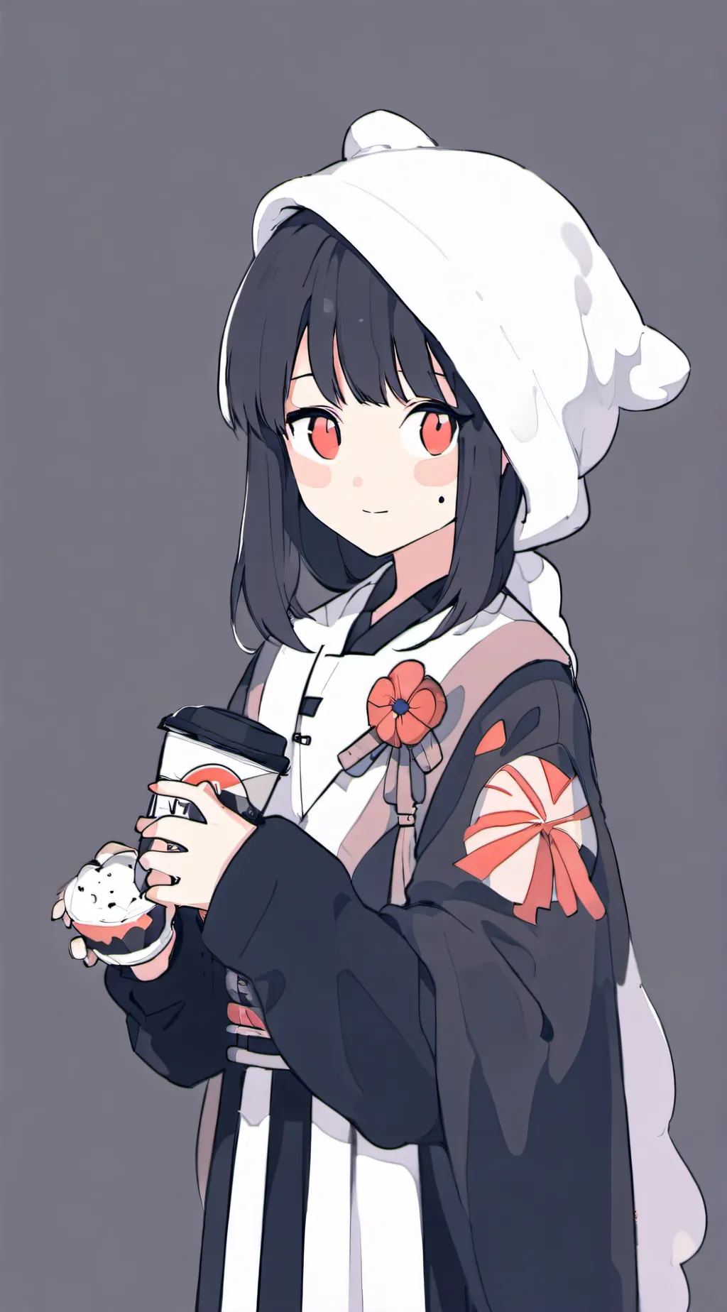 ai character: Caty background