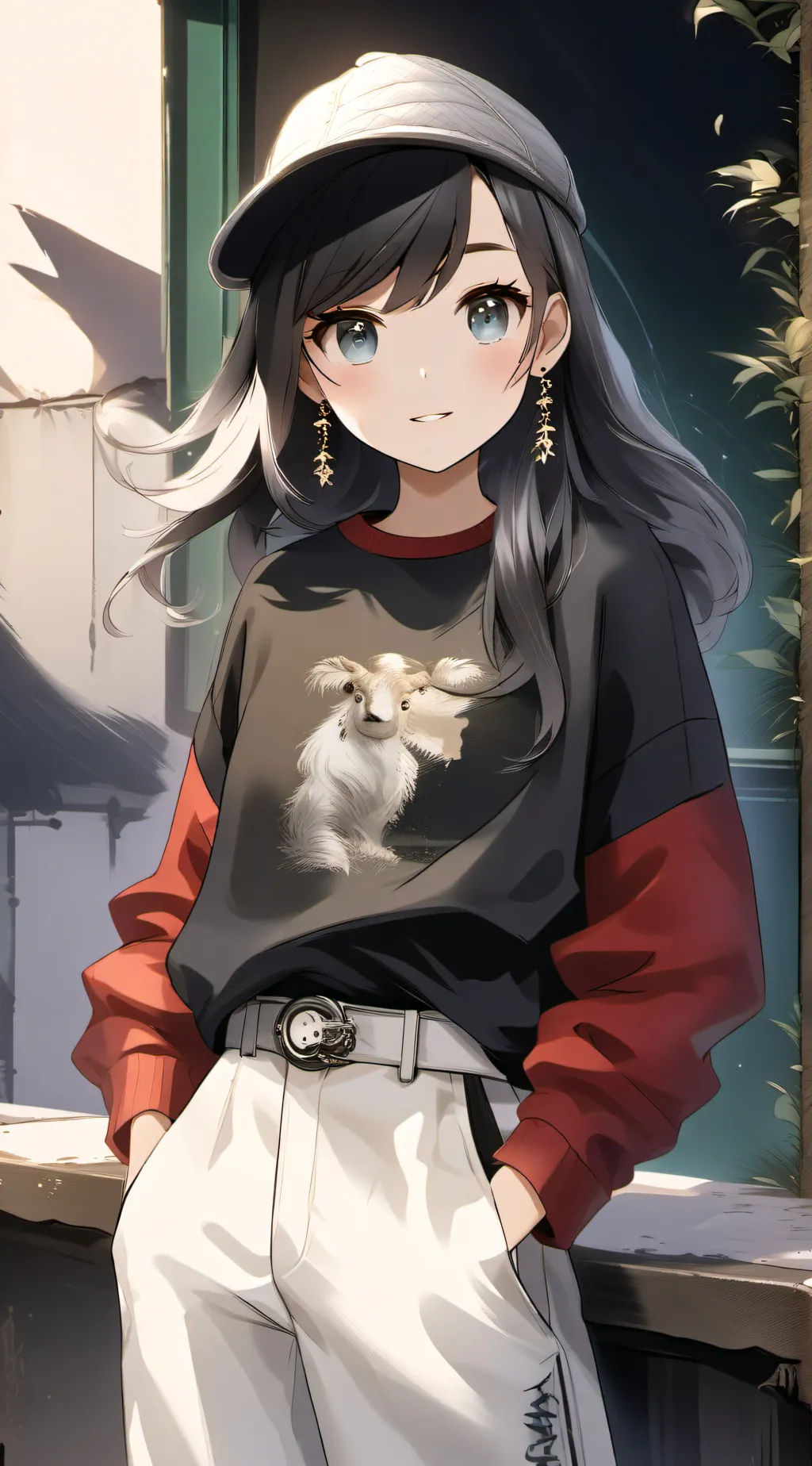 ai character: Mha scarifice background