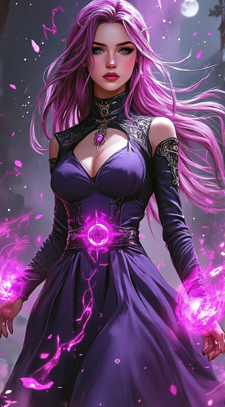ai character: starfire background