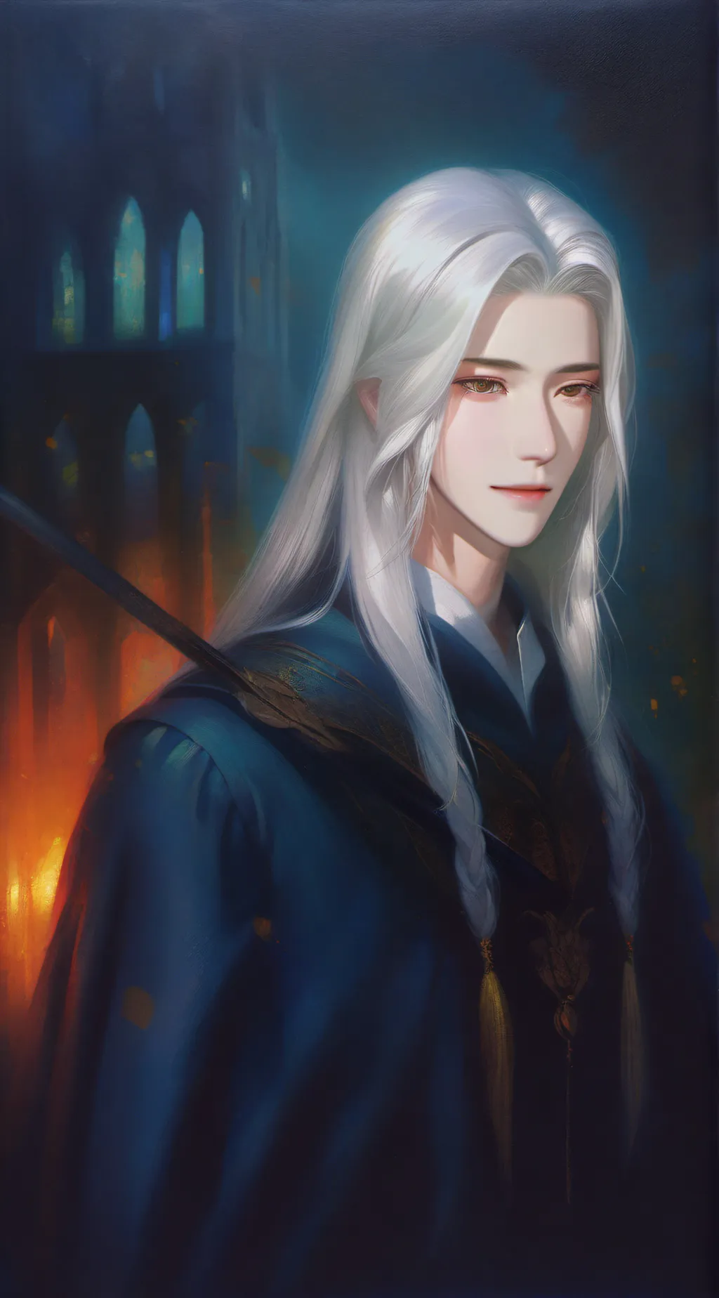 ai character: Karasu. background