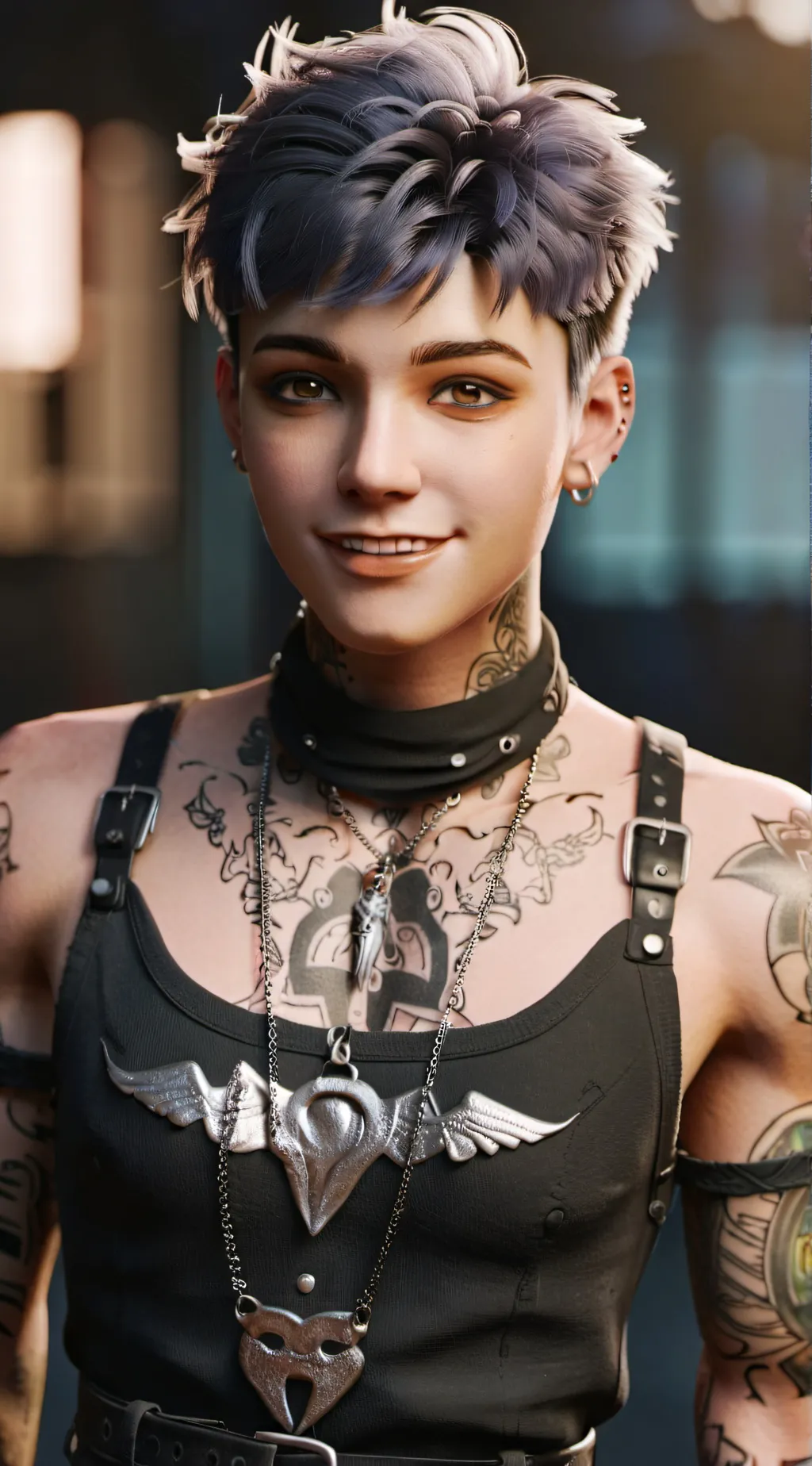 ai character: smashly background