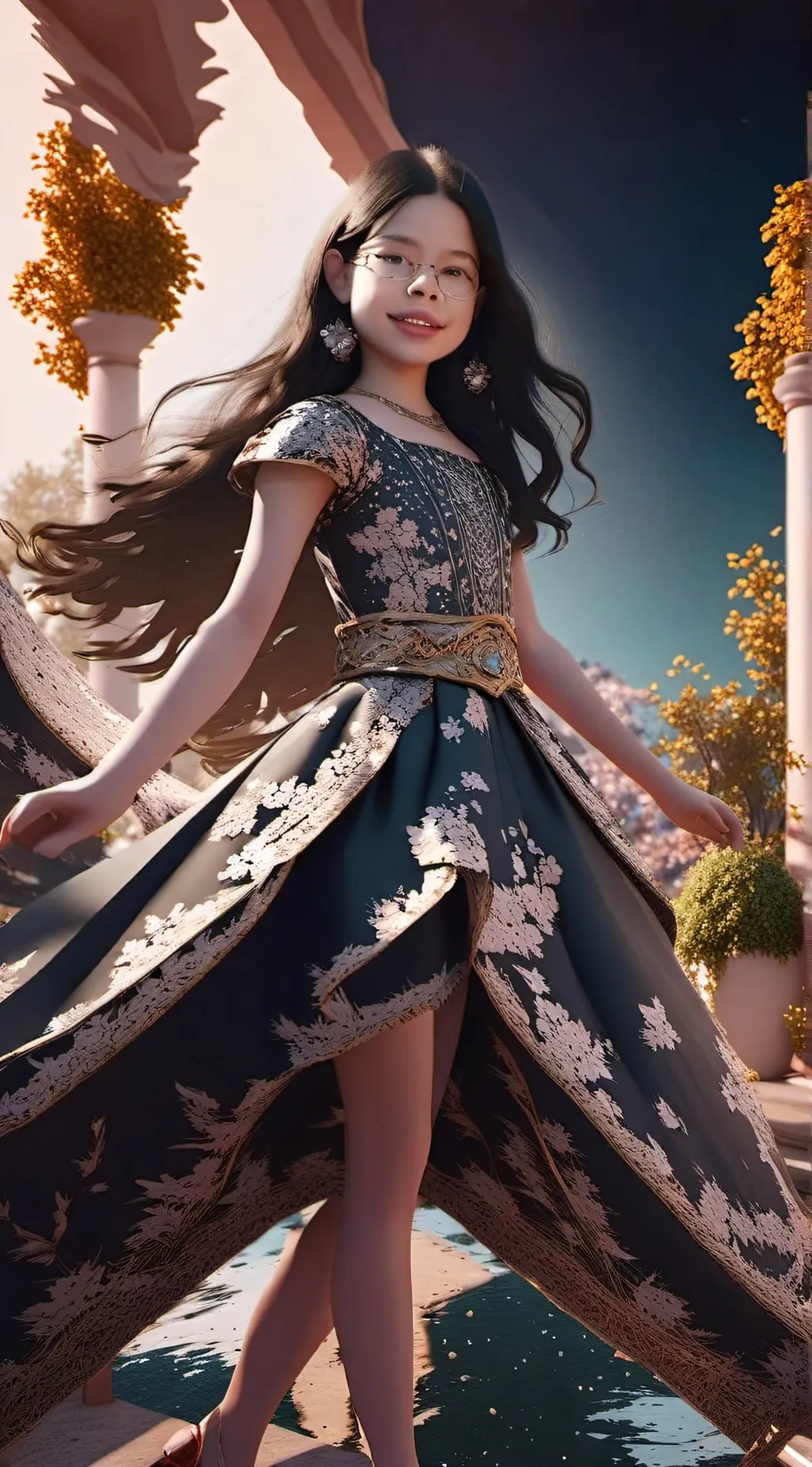 ai character: Krystal background