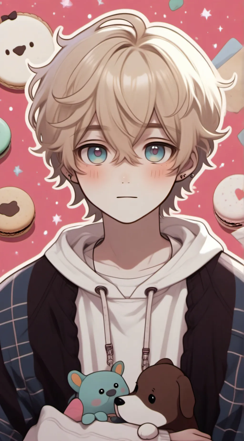 ai character: ~~Macaron~~  background