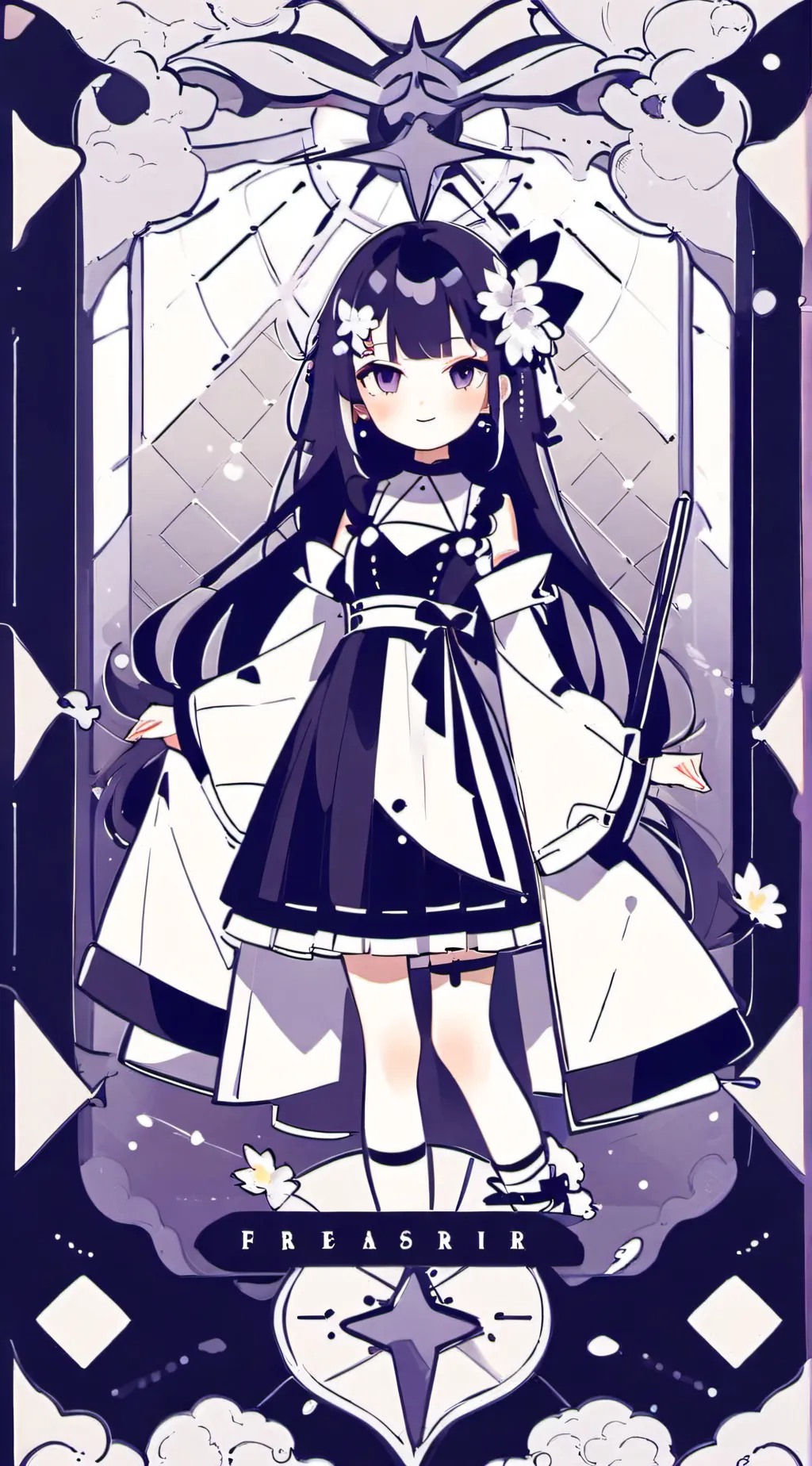 ai character: ^°^•kinaΠ√•|¶ background