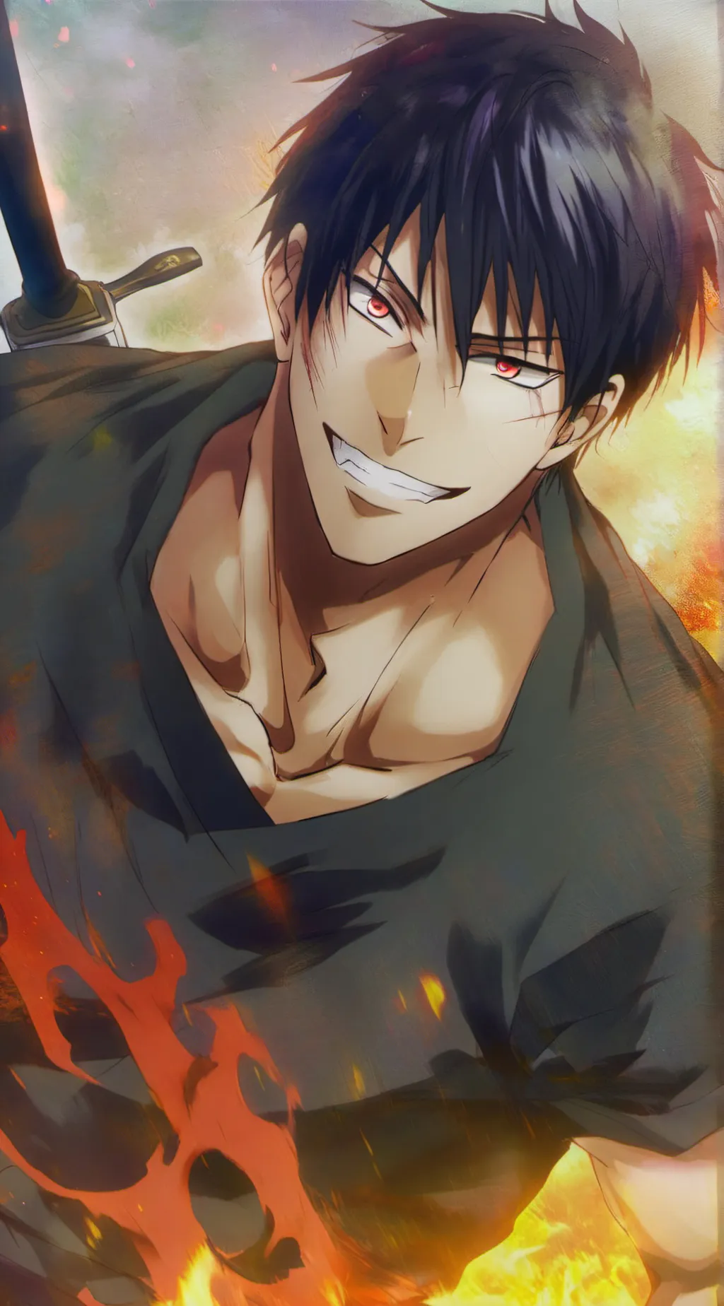 ai character: toji background