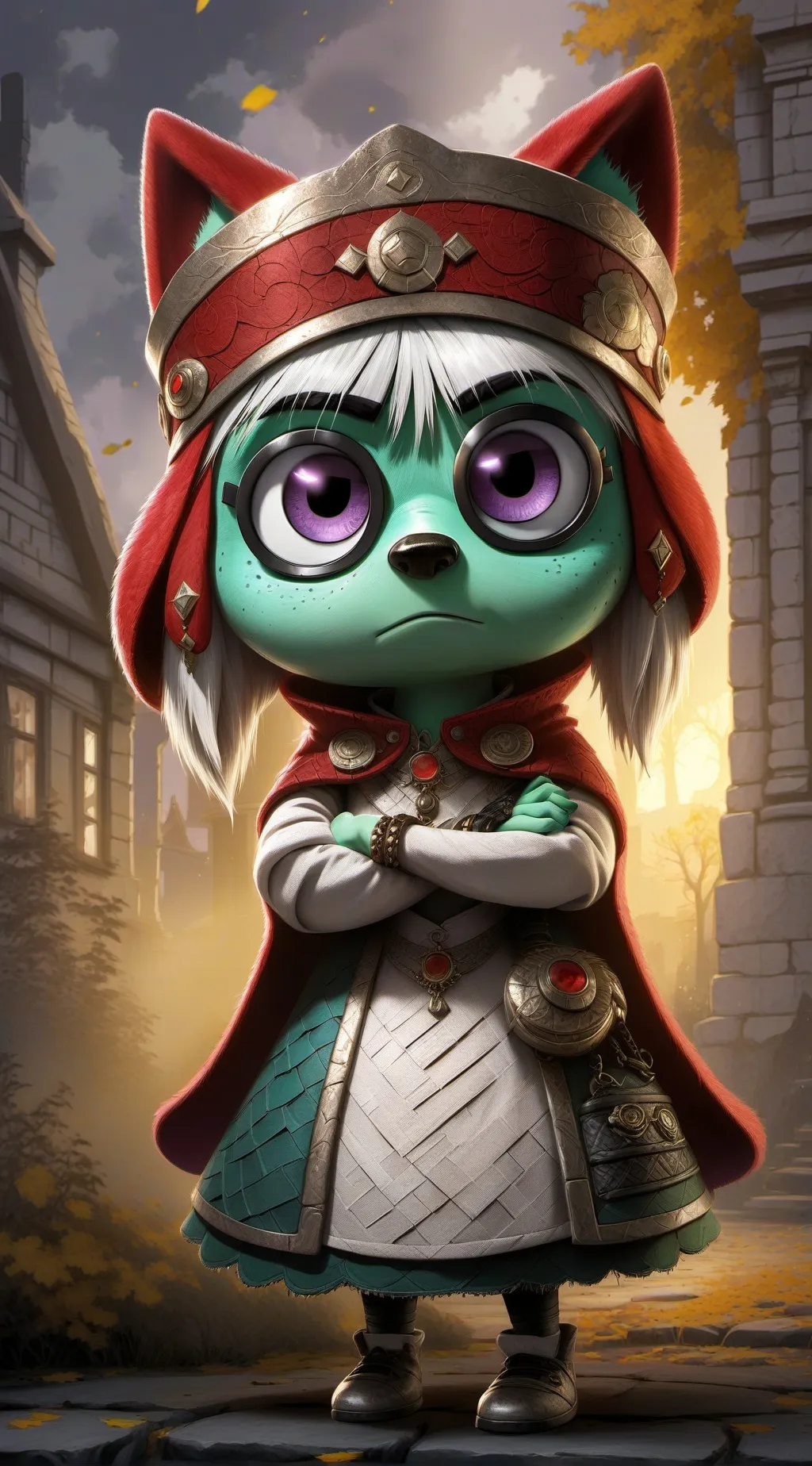 ai character: Tilly background