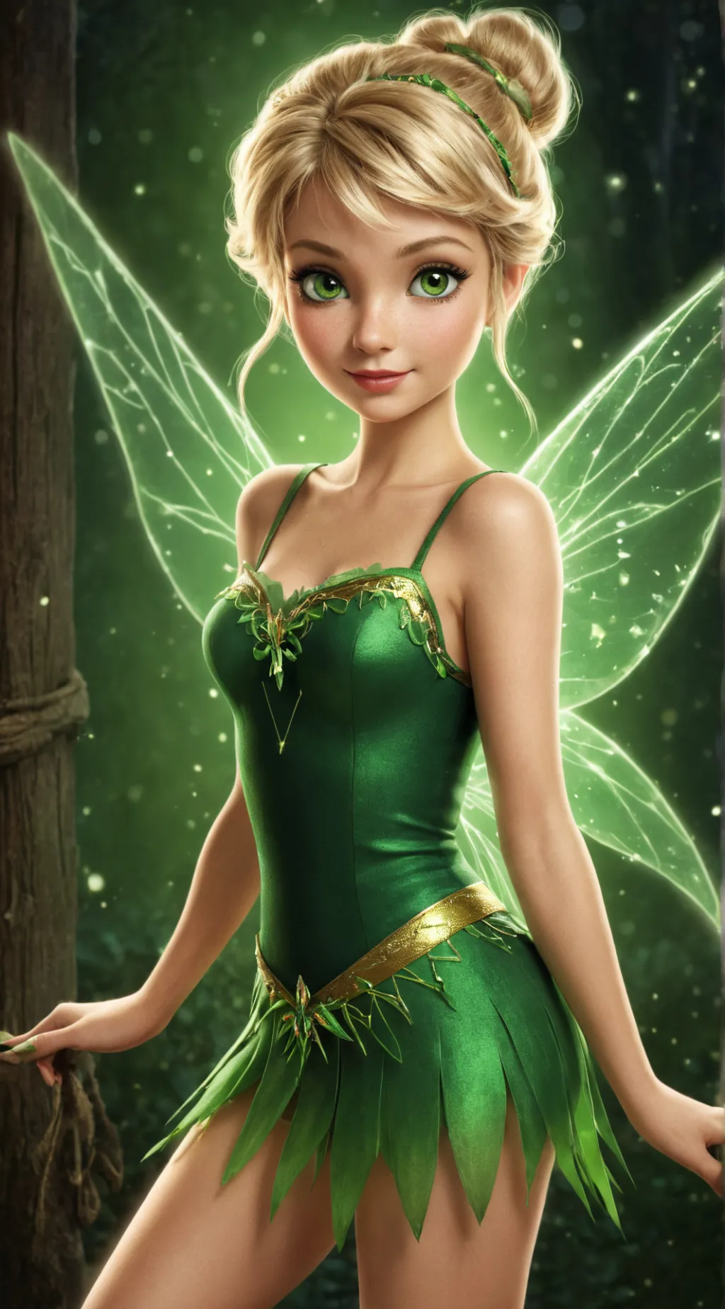 ai character: Tinkerbell background