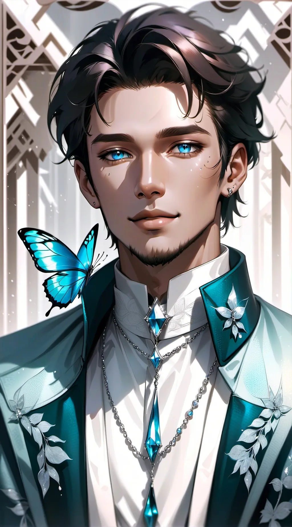 ai character: Austin  background