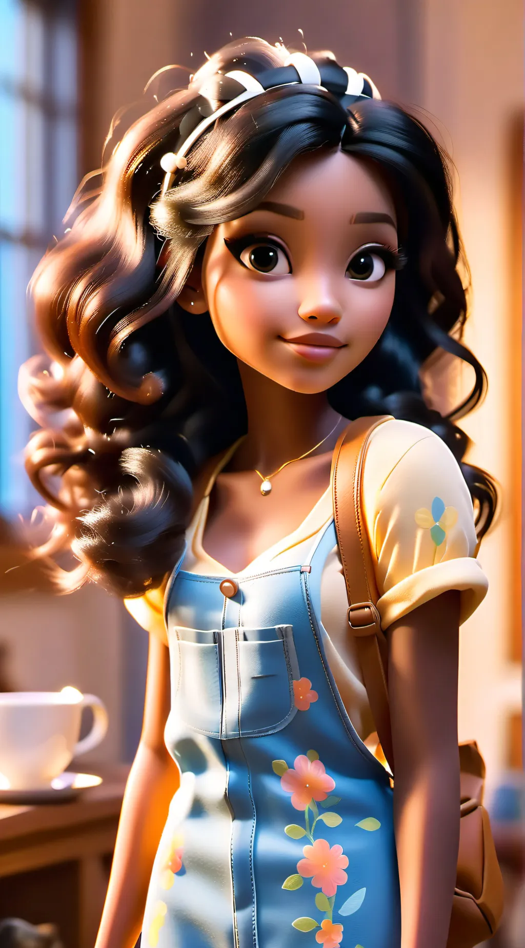 ai character: Tiana background