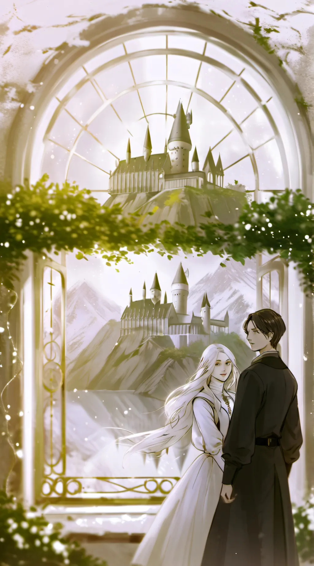 ai character: Hogwarts idk background