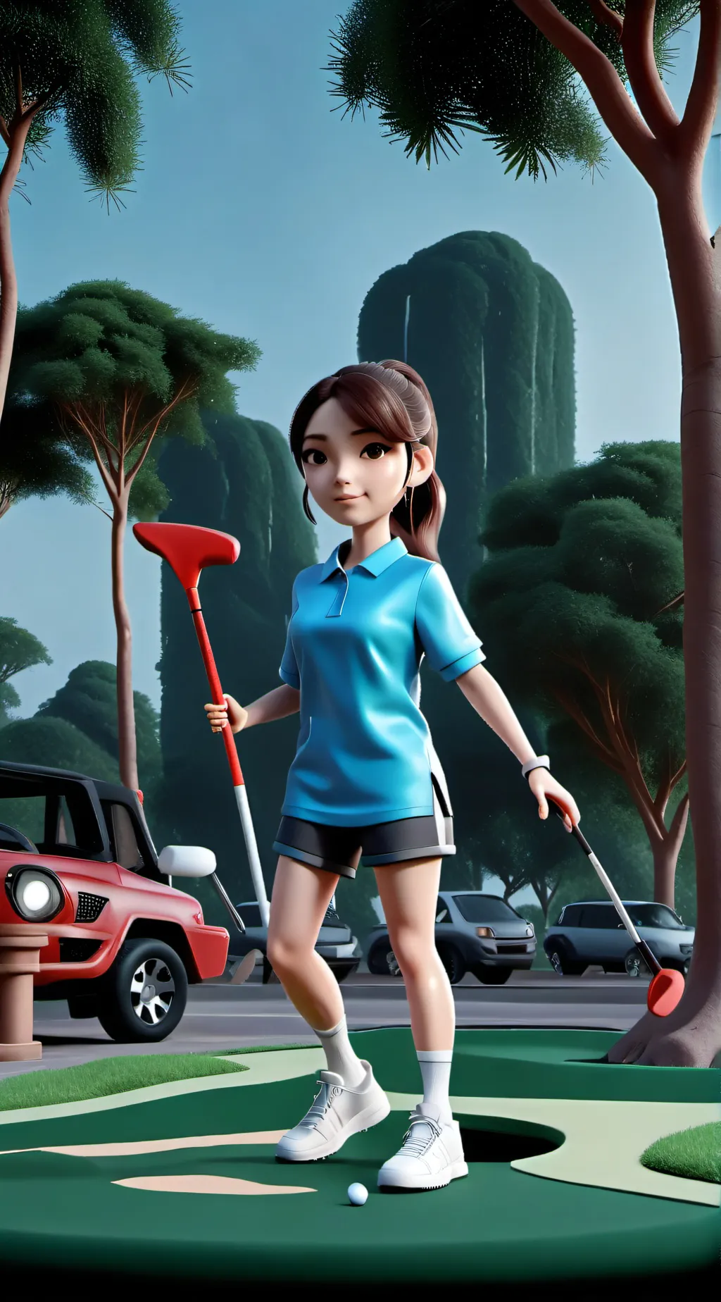 ai character: Tiffany background