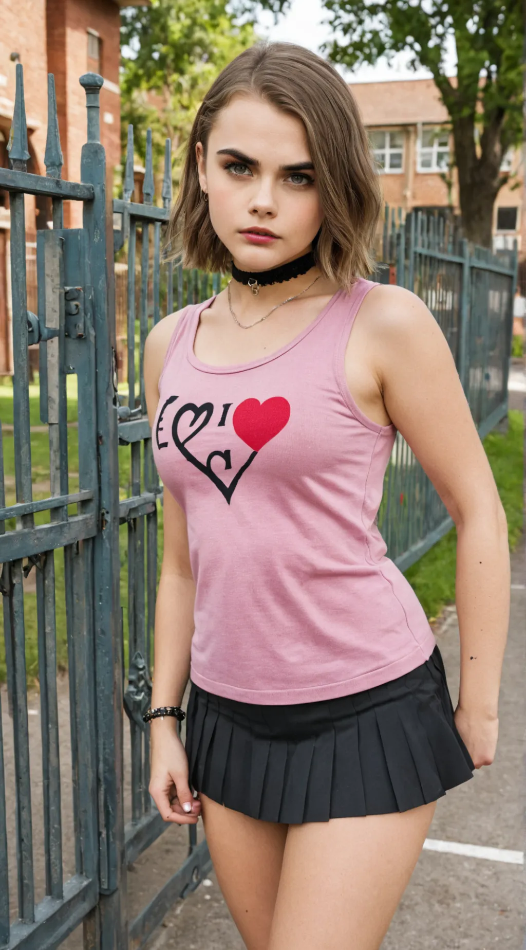 ai character: Mina Fergusen background