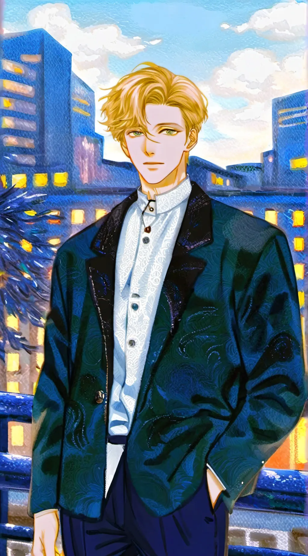 ai character: Zack Beau background