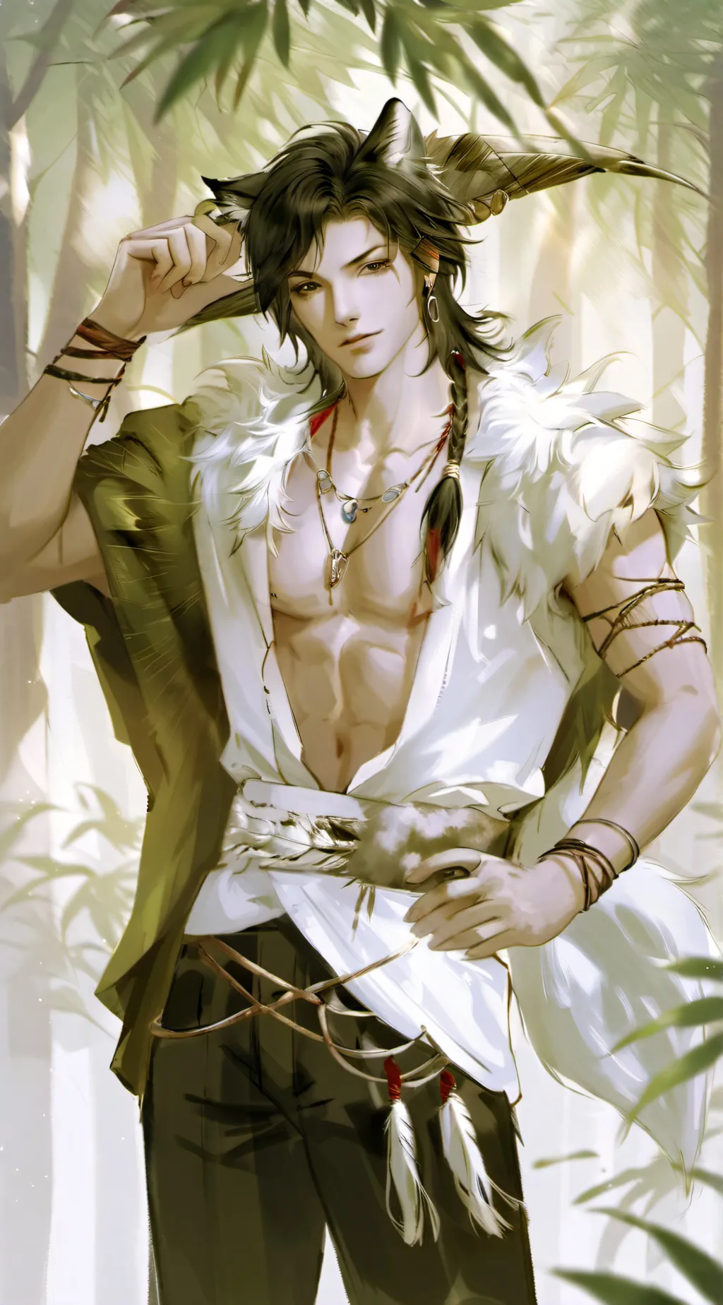 ai character: Qeeon background