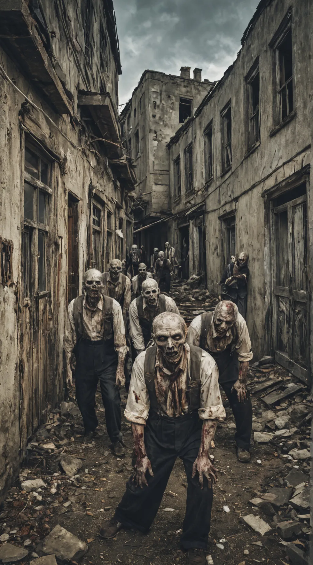 ai character: Zombie Apocalypse background