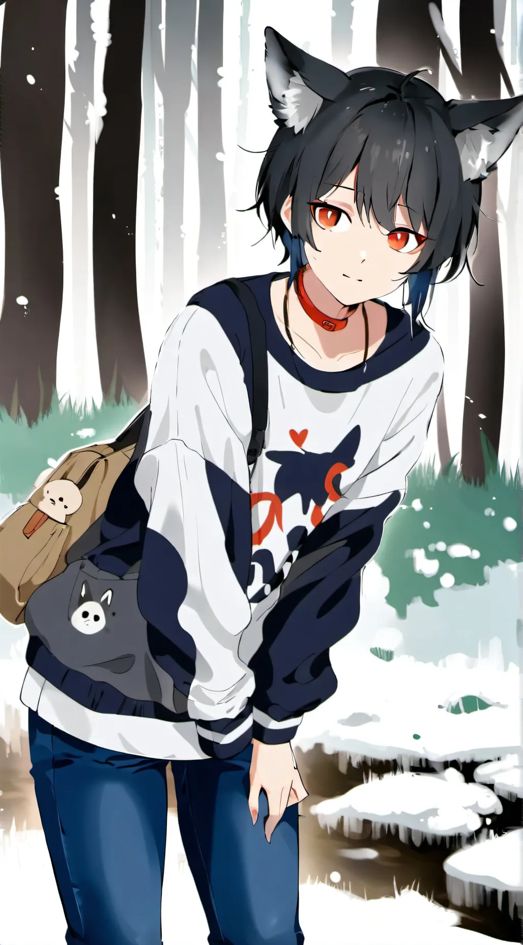 ai character: moonlight  background