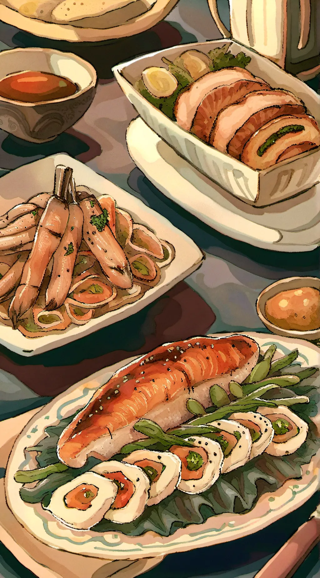 ai character: DANDYS WORLD  background