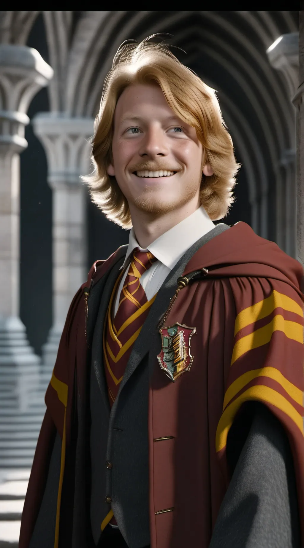 ai character: George Weasley background