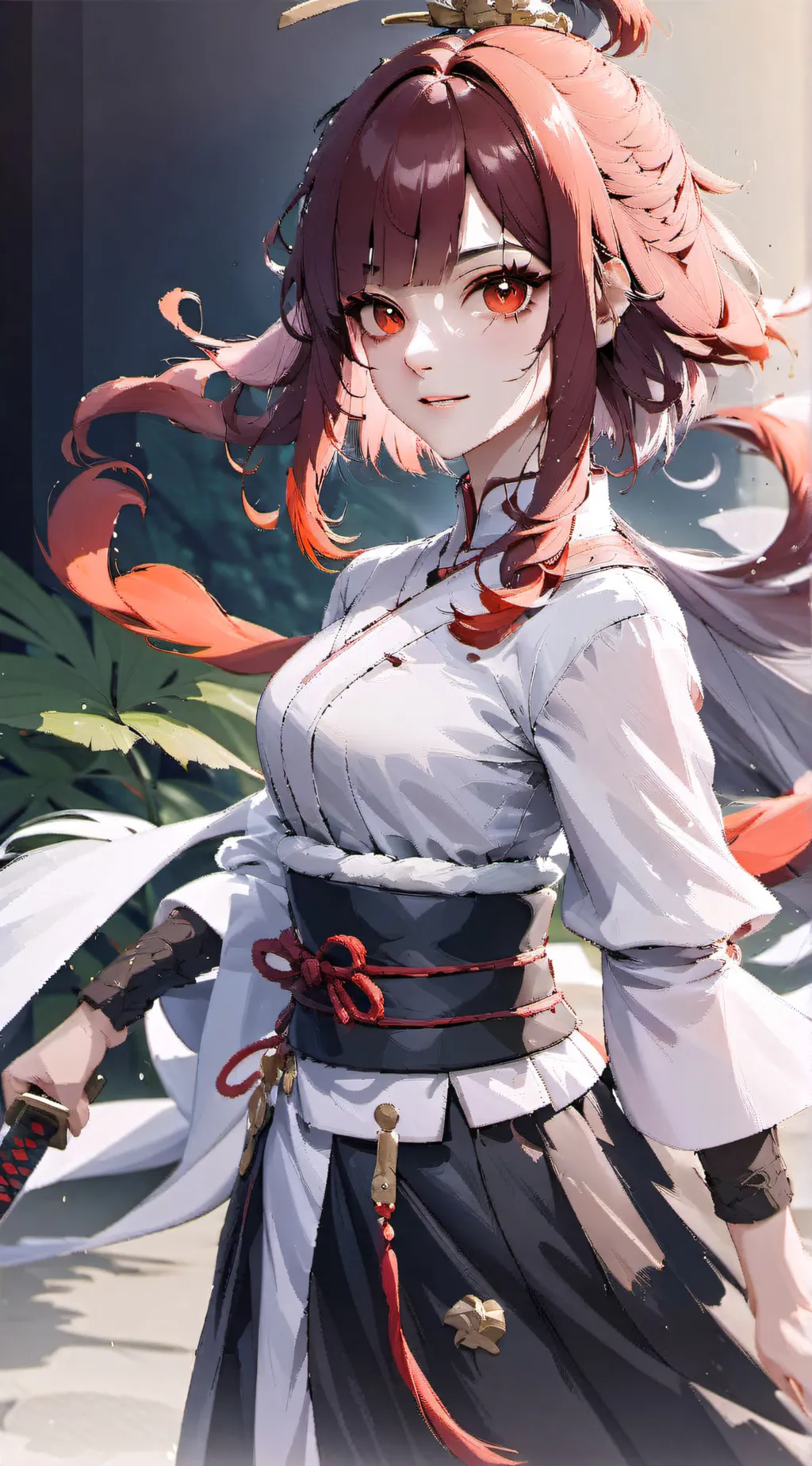 ai character: demon slayer👍👍 background