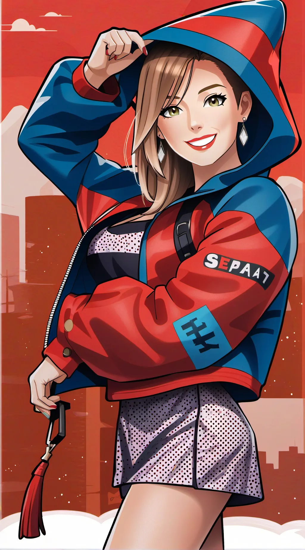 ai character: Cathy Barriga background