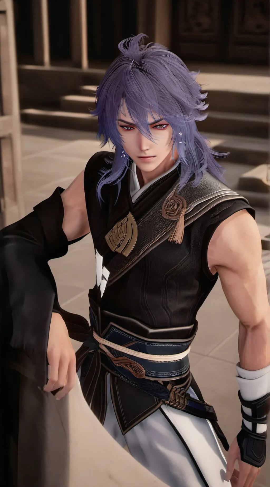 ai character: Ryu background