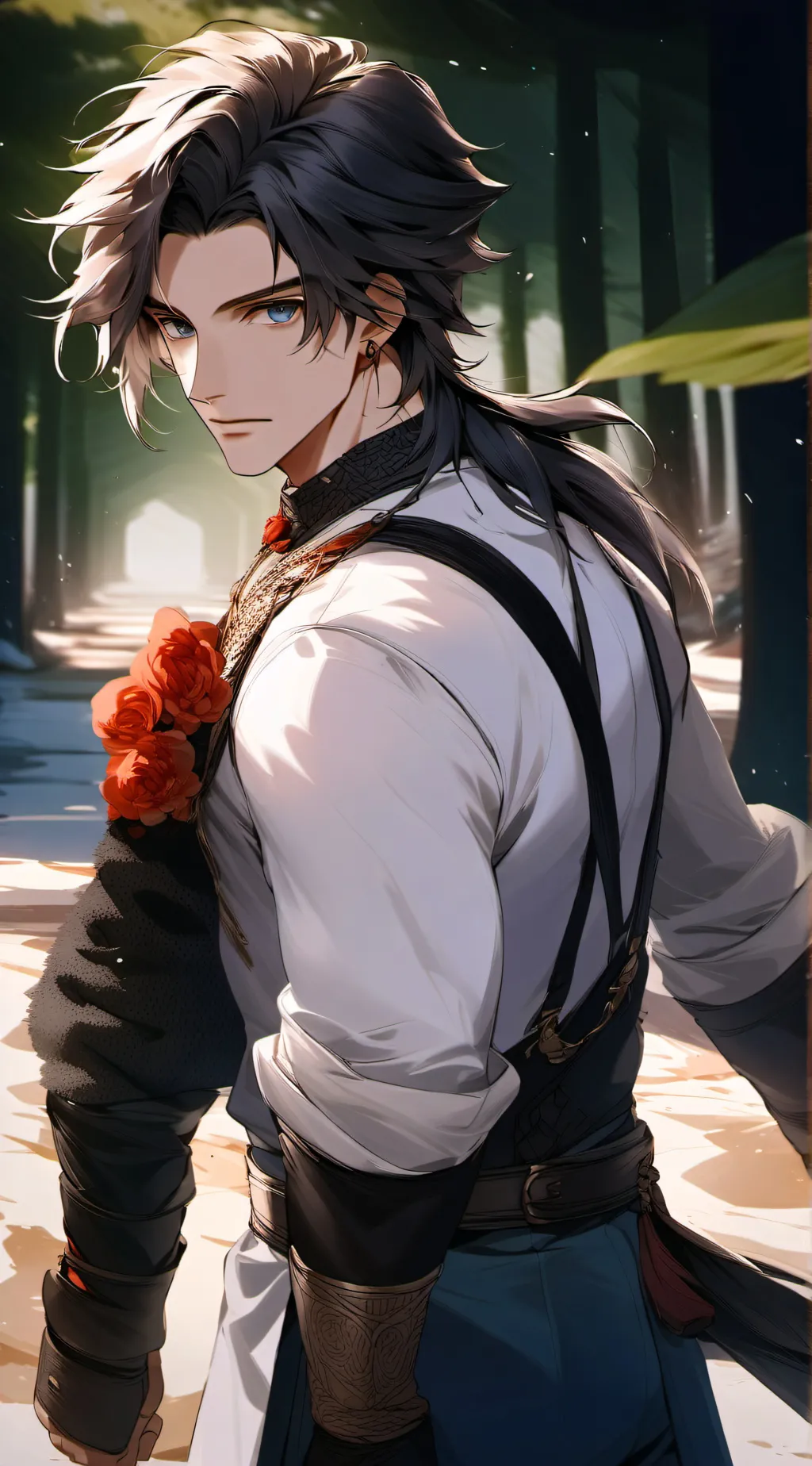 ai character: Sasaki background