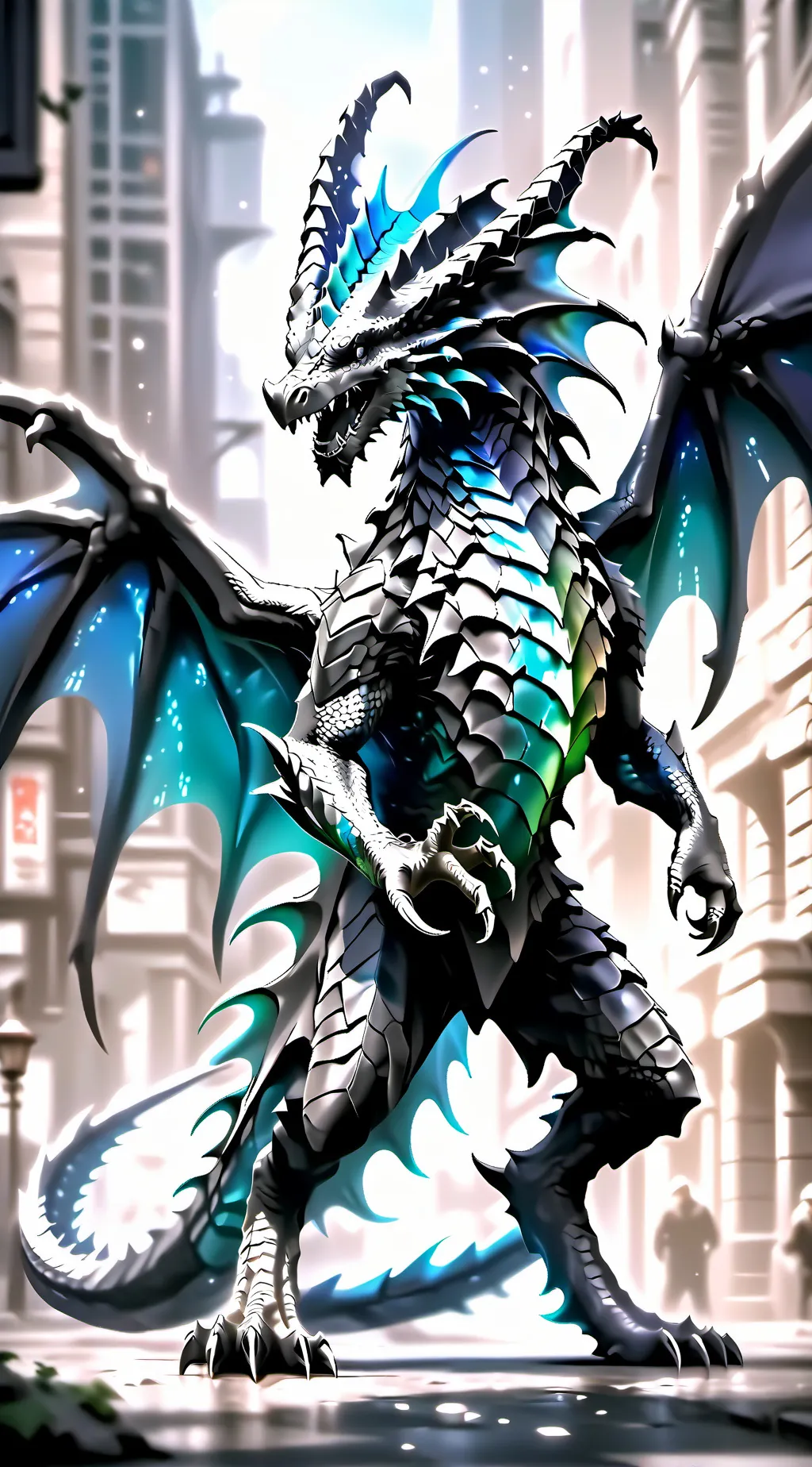 ai character: Kaiju School background