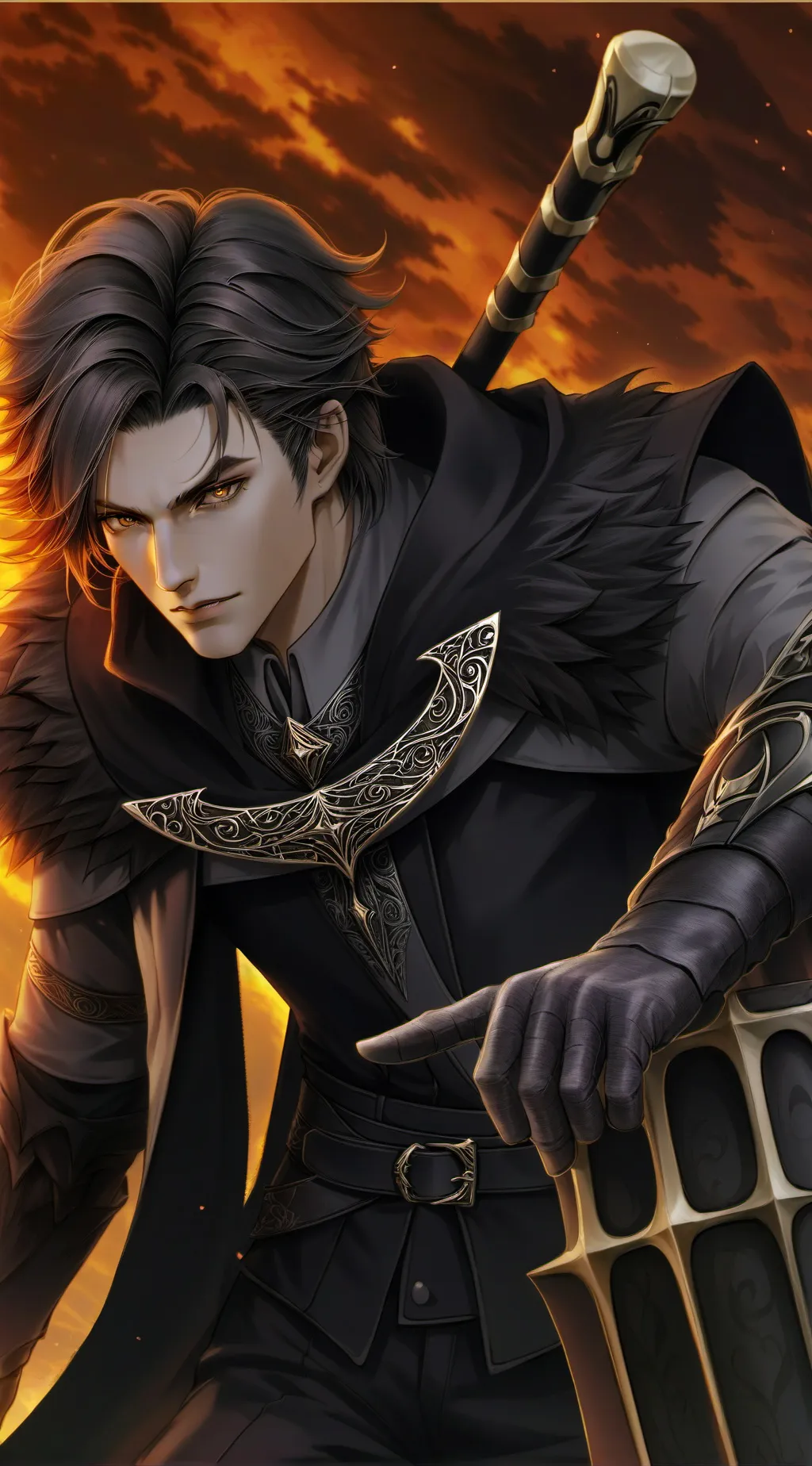 ai character: El REY  background