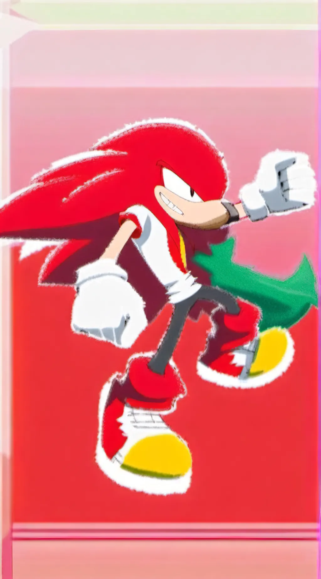 ai character: knuckles  background