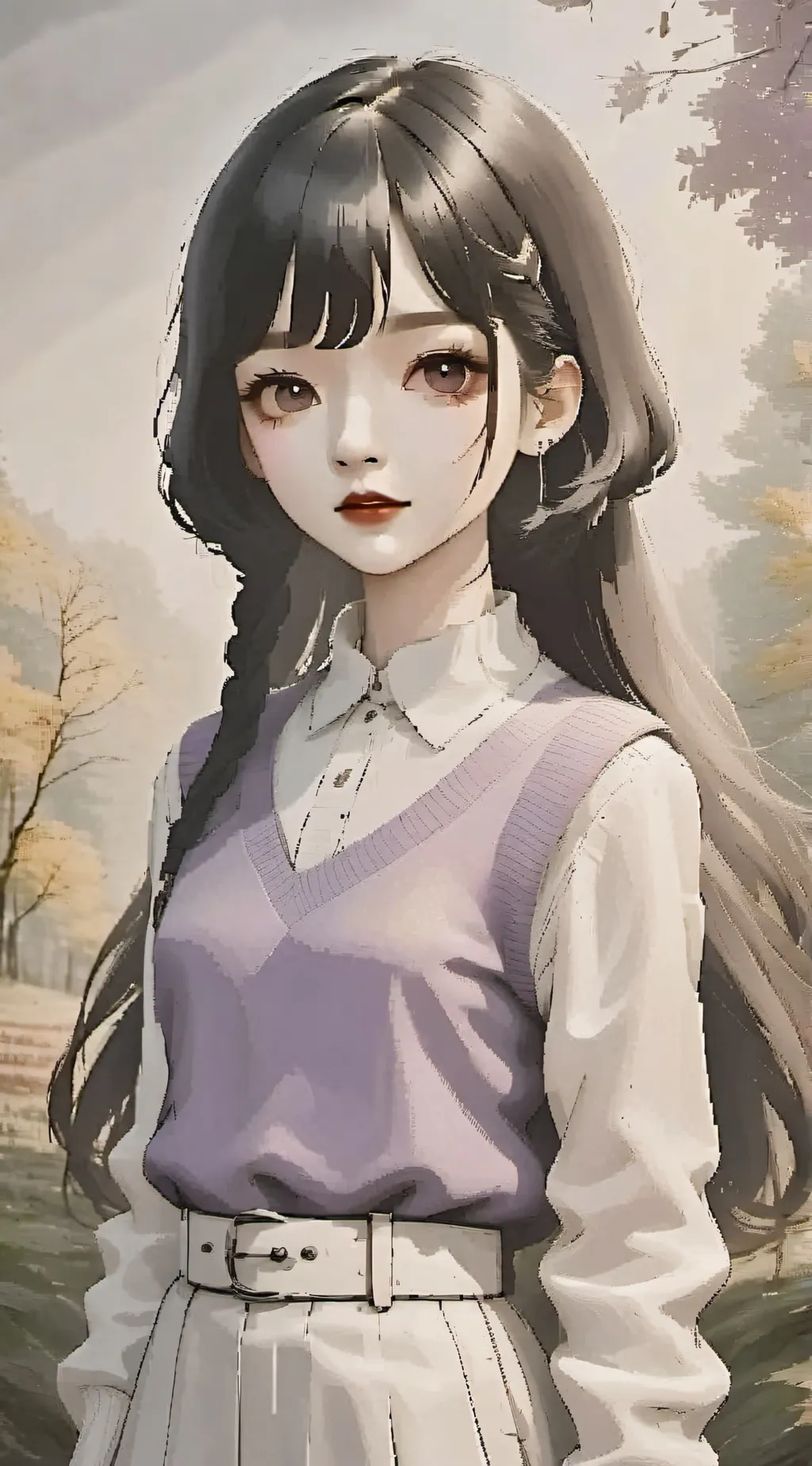 ai character: Amethyst  background