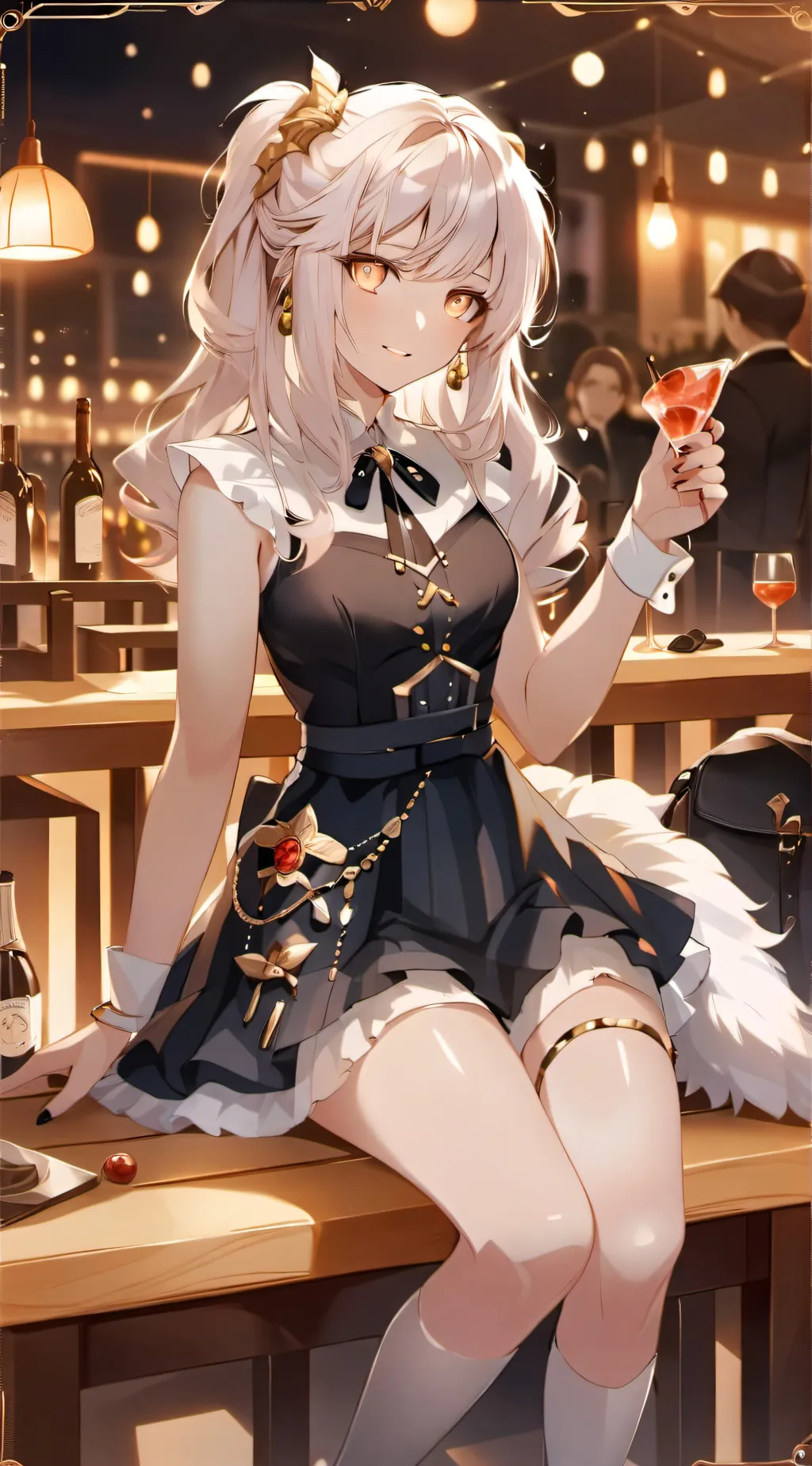 ai character: Lilly background