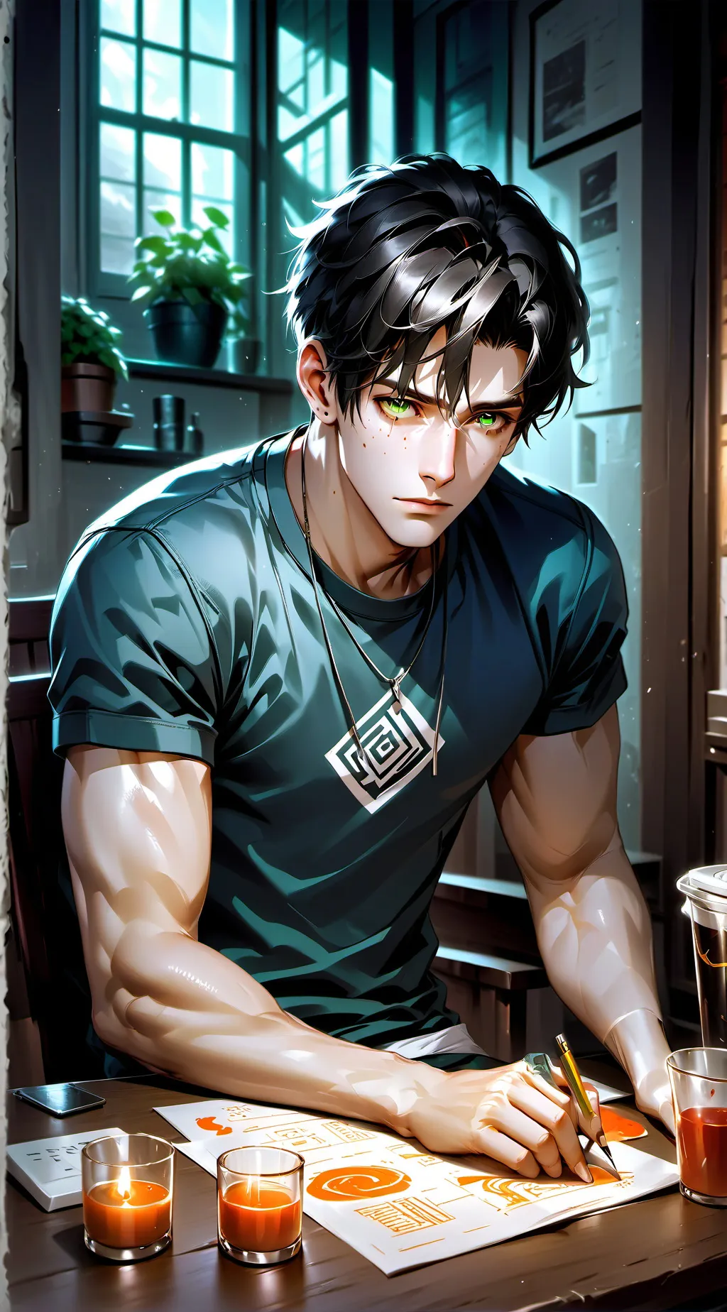 ai character: Kyle background