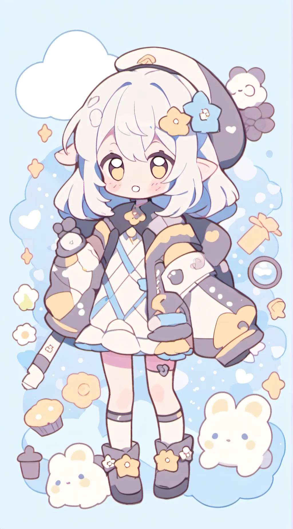 ai character: Rizzz background