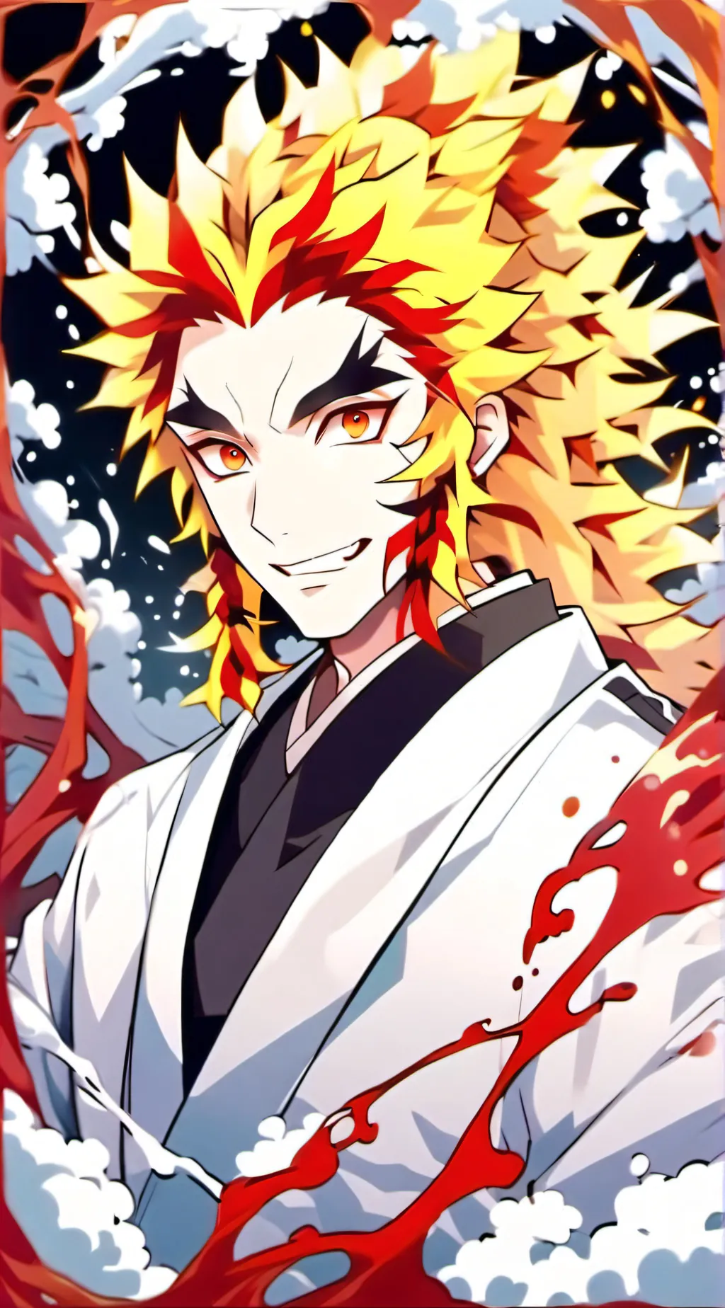 ai character: rengoku background
