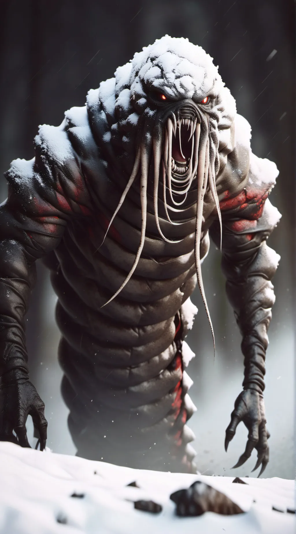 ai character: Snow Worm background