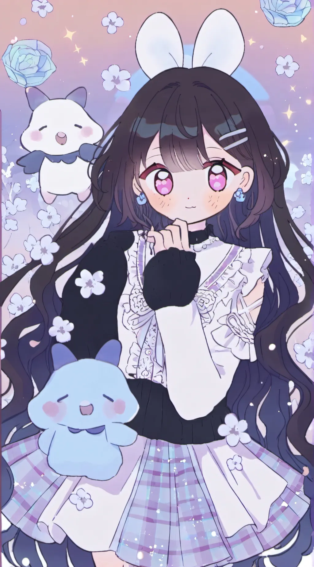 ai character: gacha heat killer background