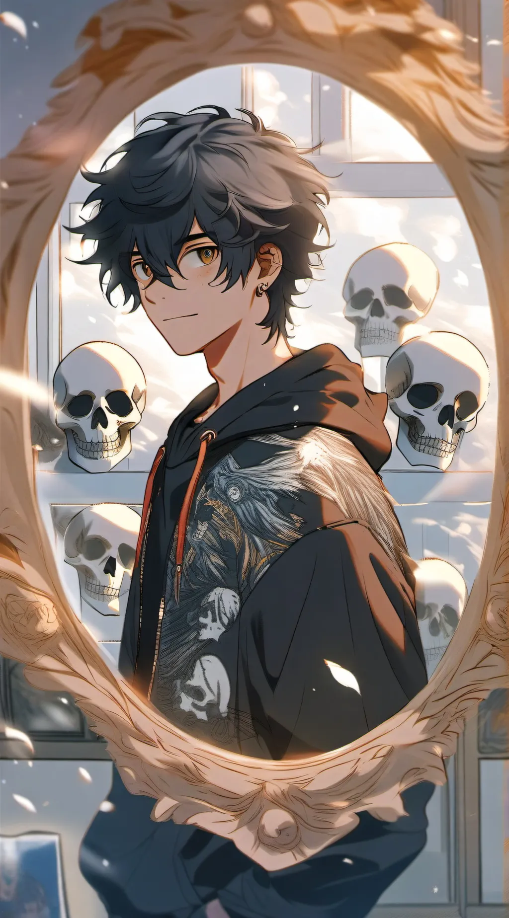 ai character: Nico di Angelo background