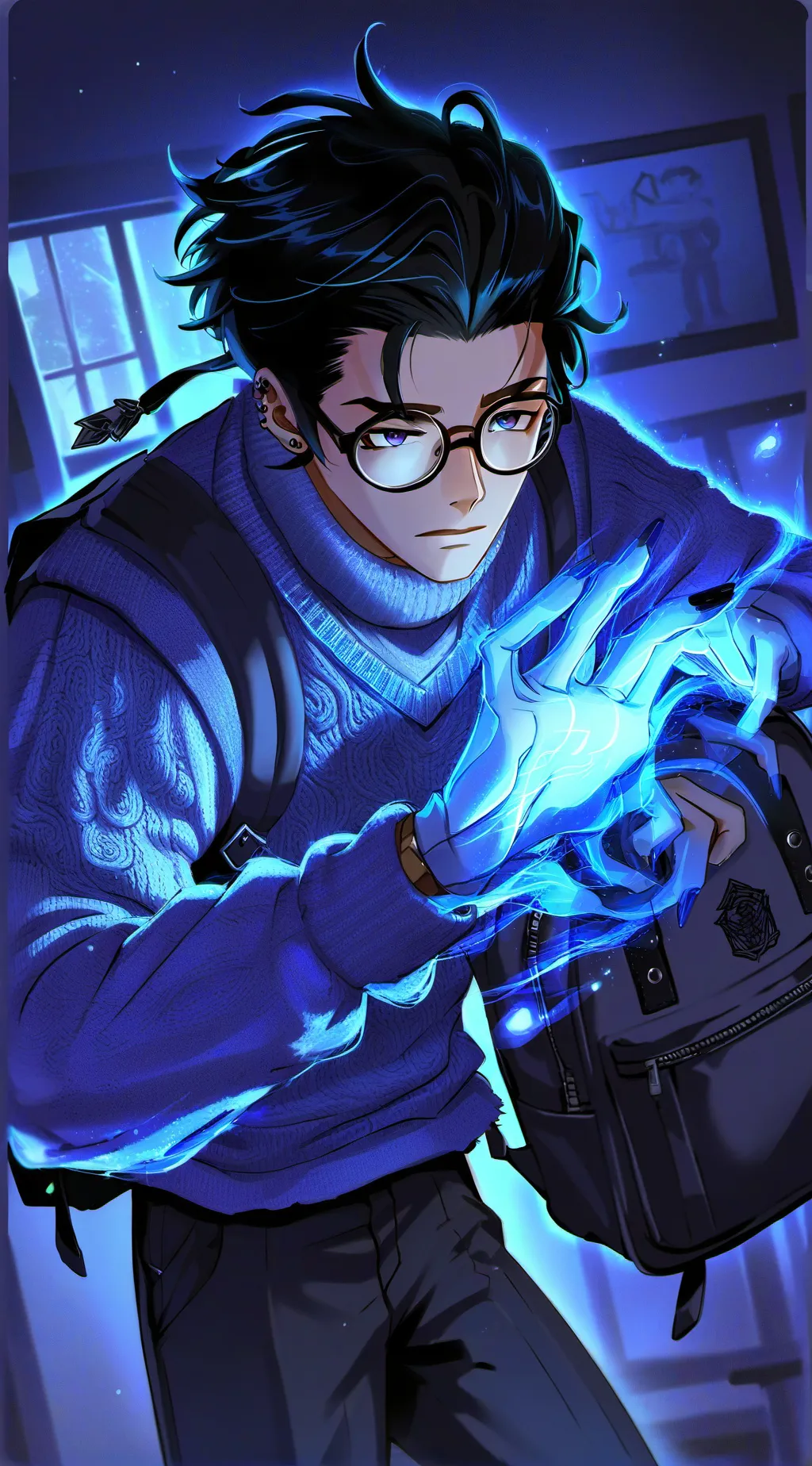 ai character: Chris background