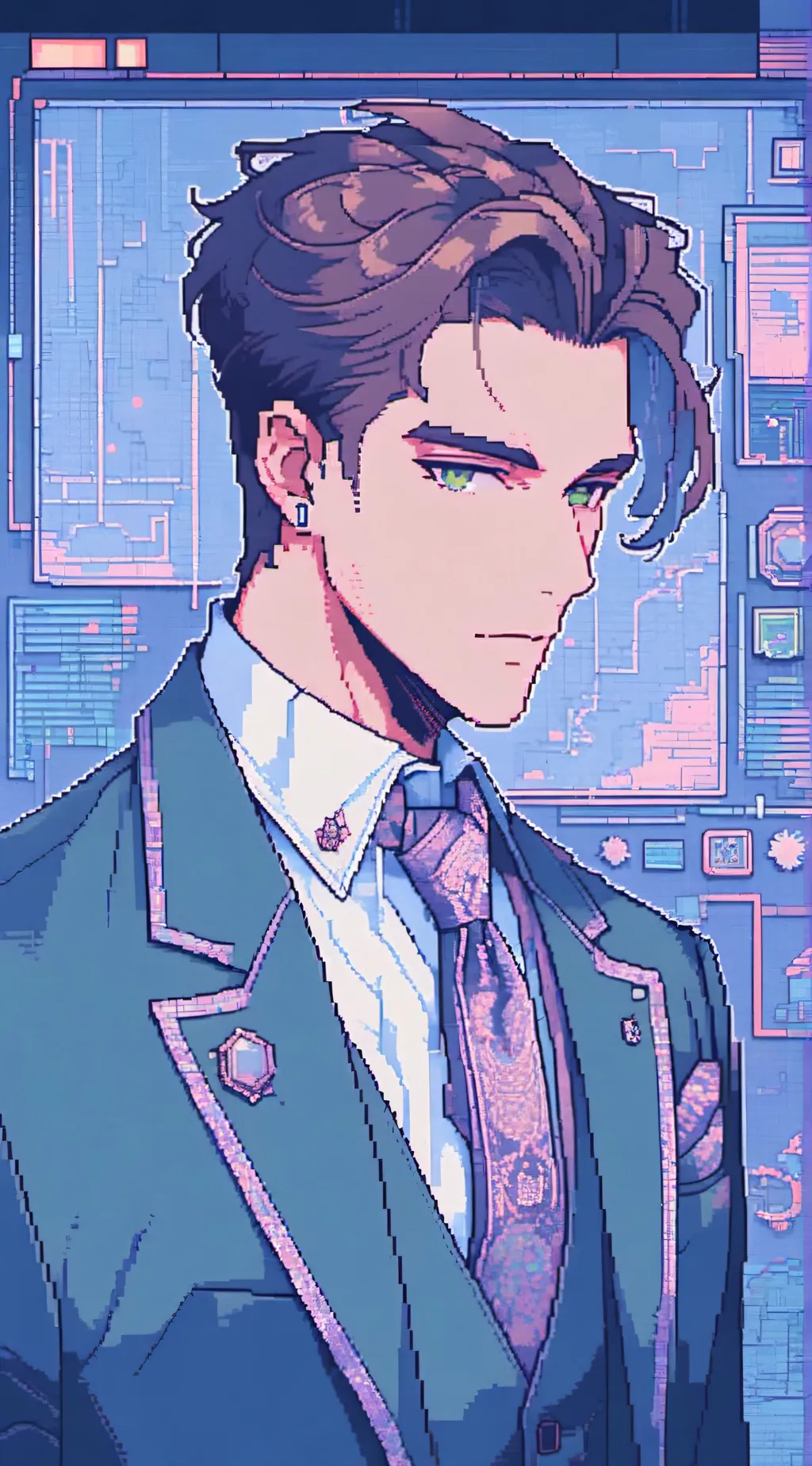 ai character: Dexter  background