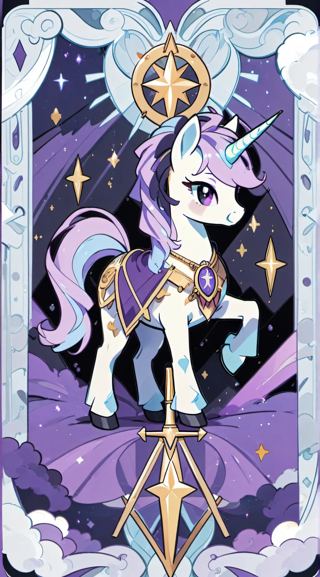 ai character: My little pony background