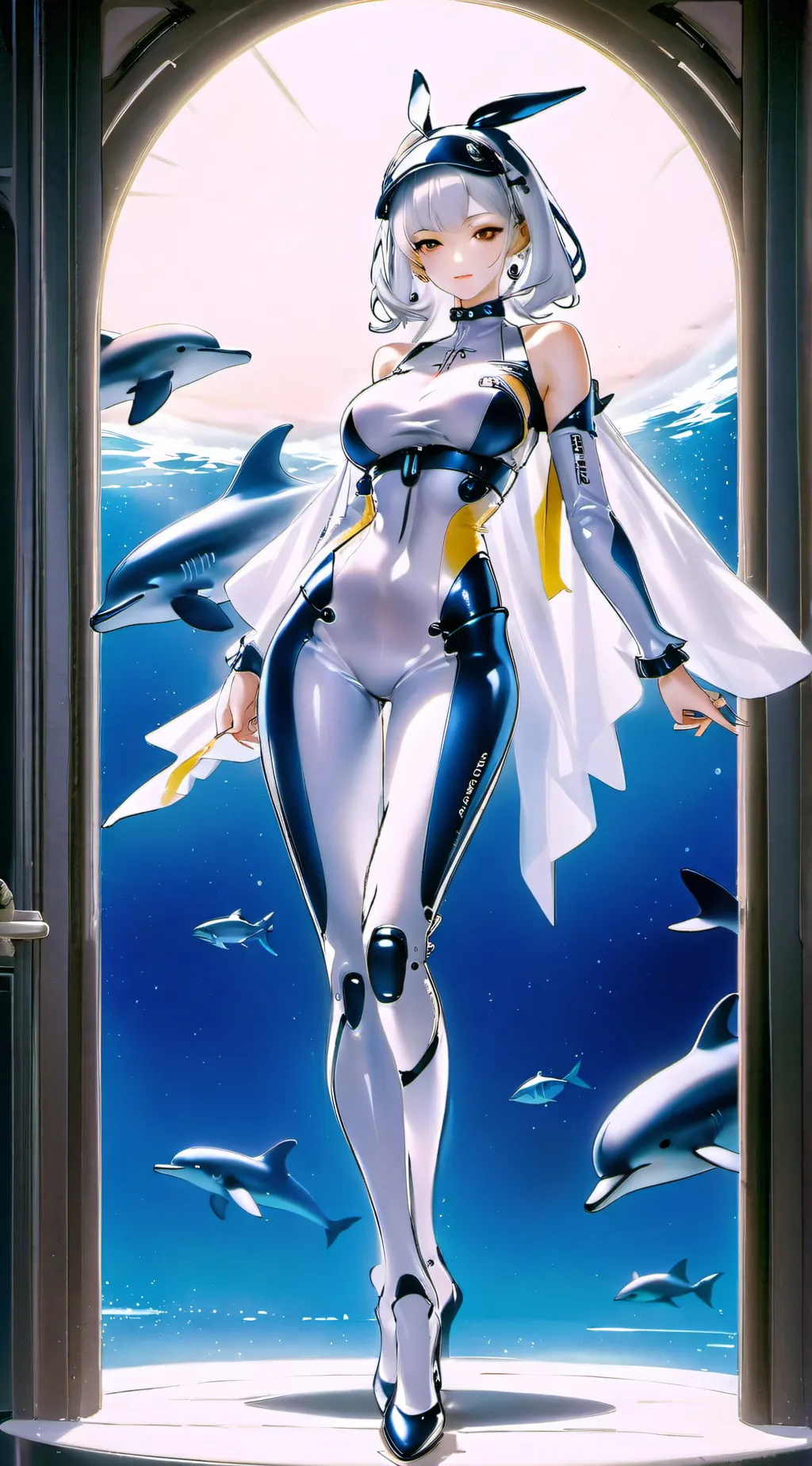 ai character: Dolphie  background
