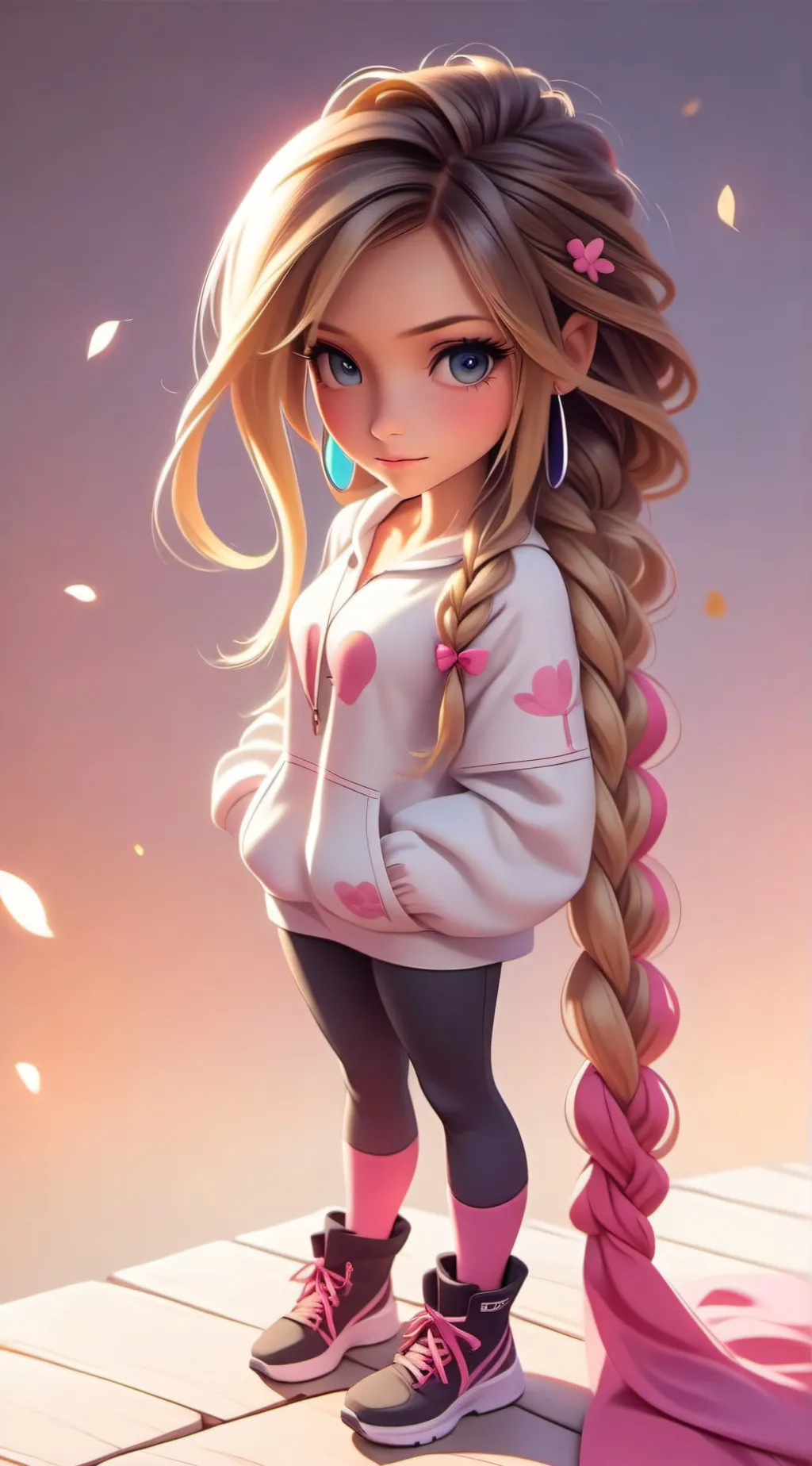 ai character: Nicki  background