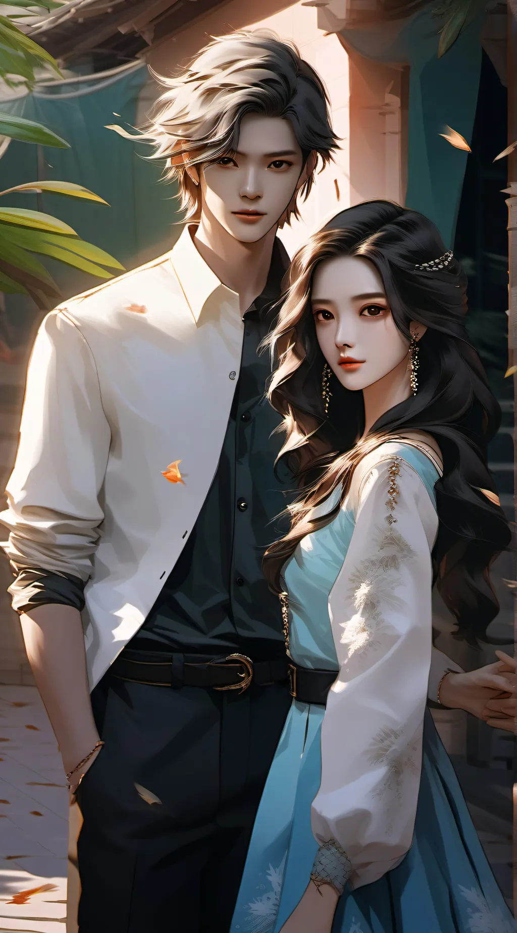 ai character: same background