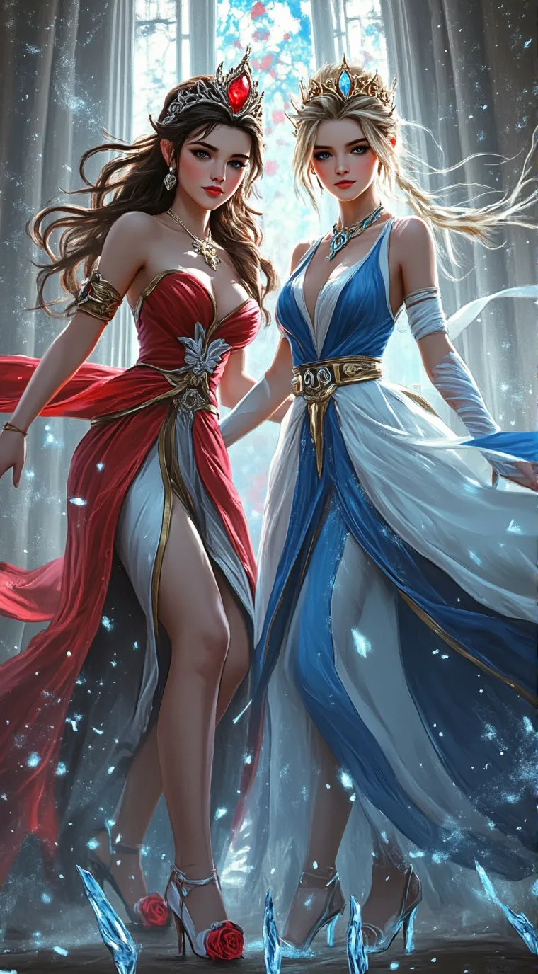 ai character: •Rose and Skye• background