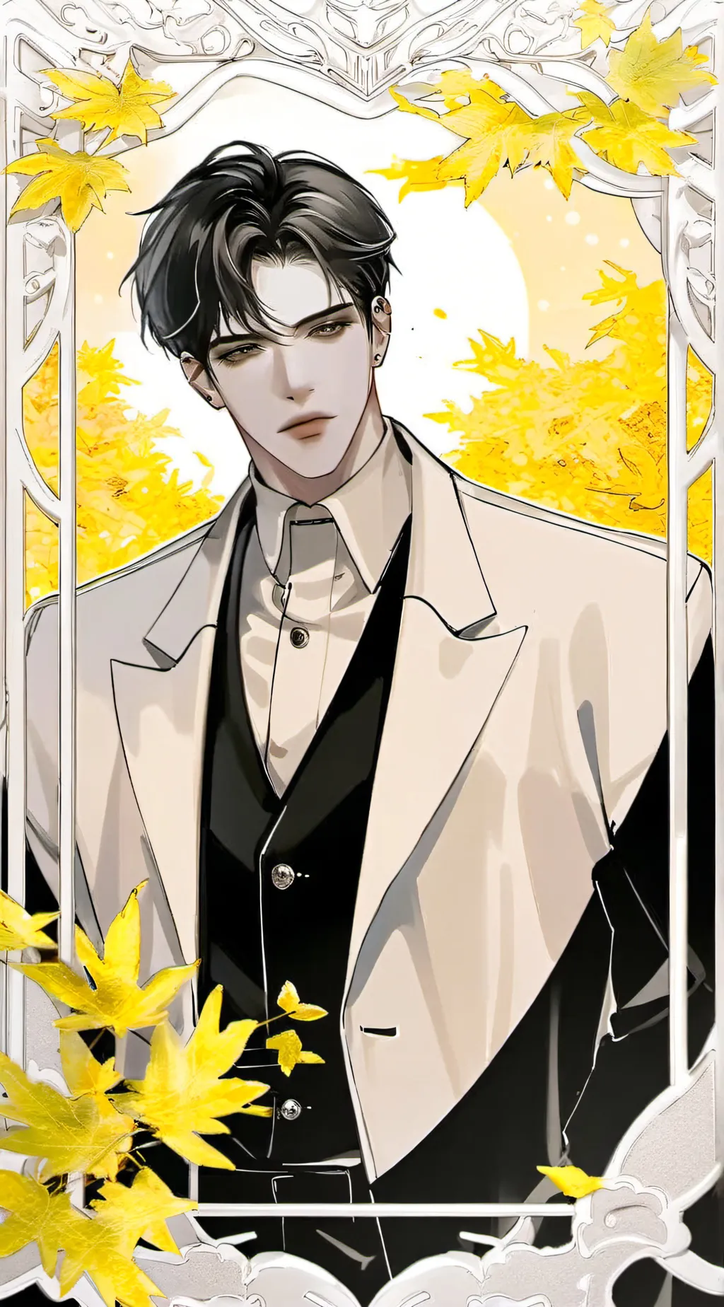 ai character: Banner background