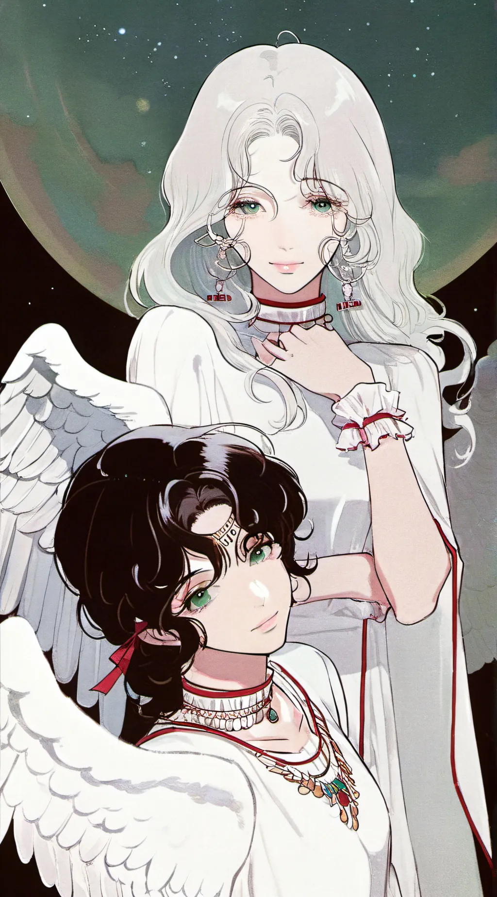 ai character: ★luna & star★ background